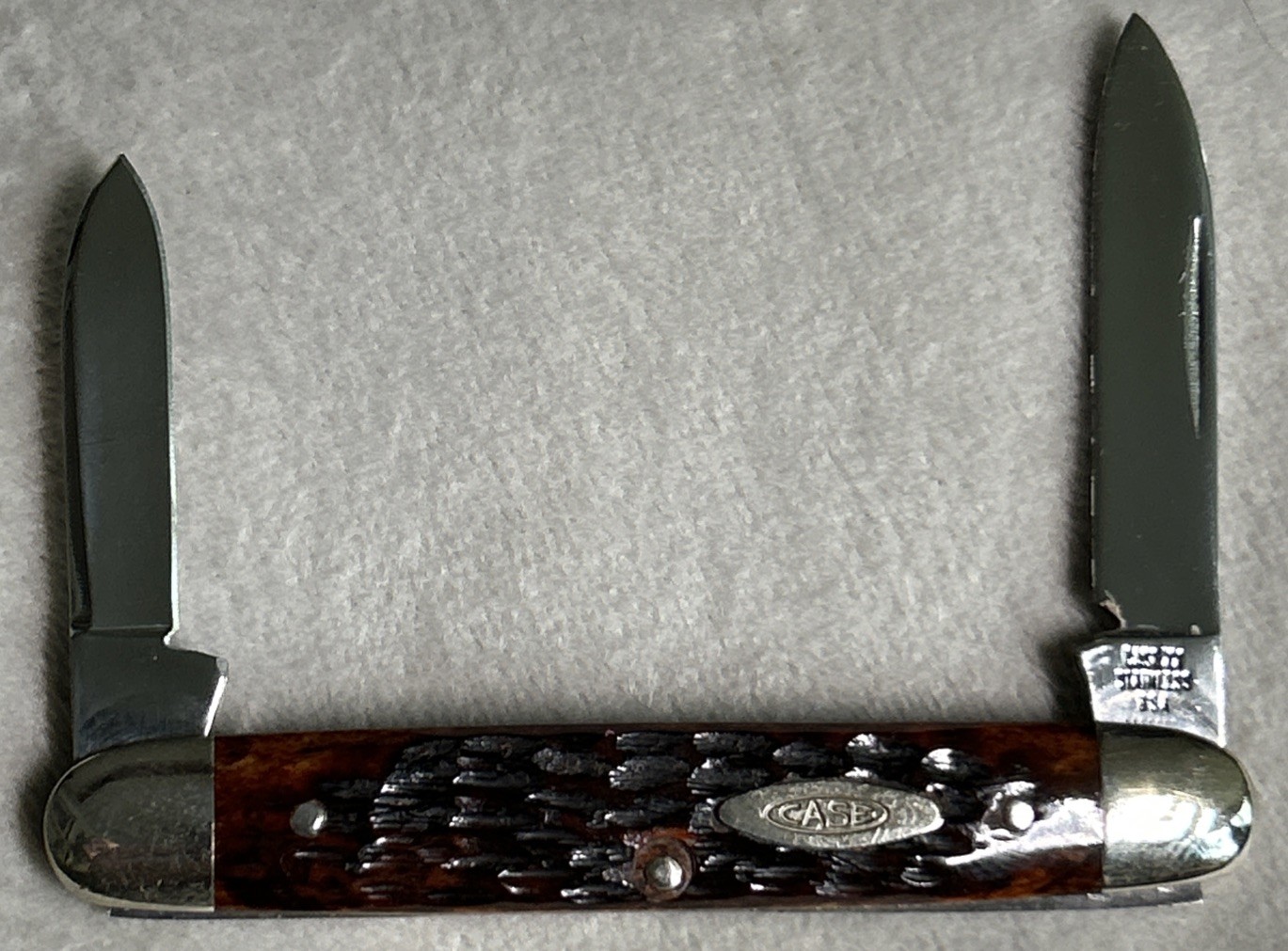 1973 Case XX 6279 Senator 7-Dot Pocket Knife Pretty Bone Mint