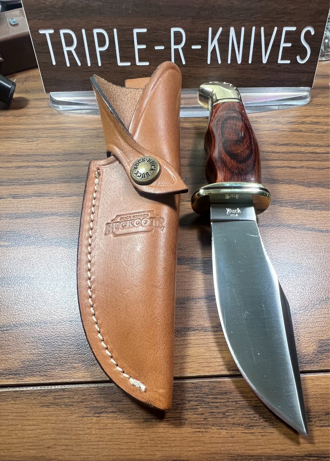Leroy Remer Customized Buck Fixed Blade Knife Leroy Remer Customized Buck Fixed Blade Knife