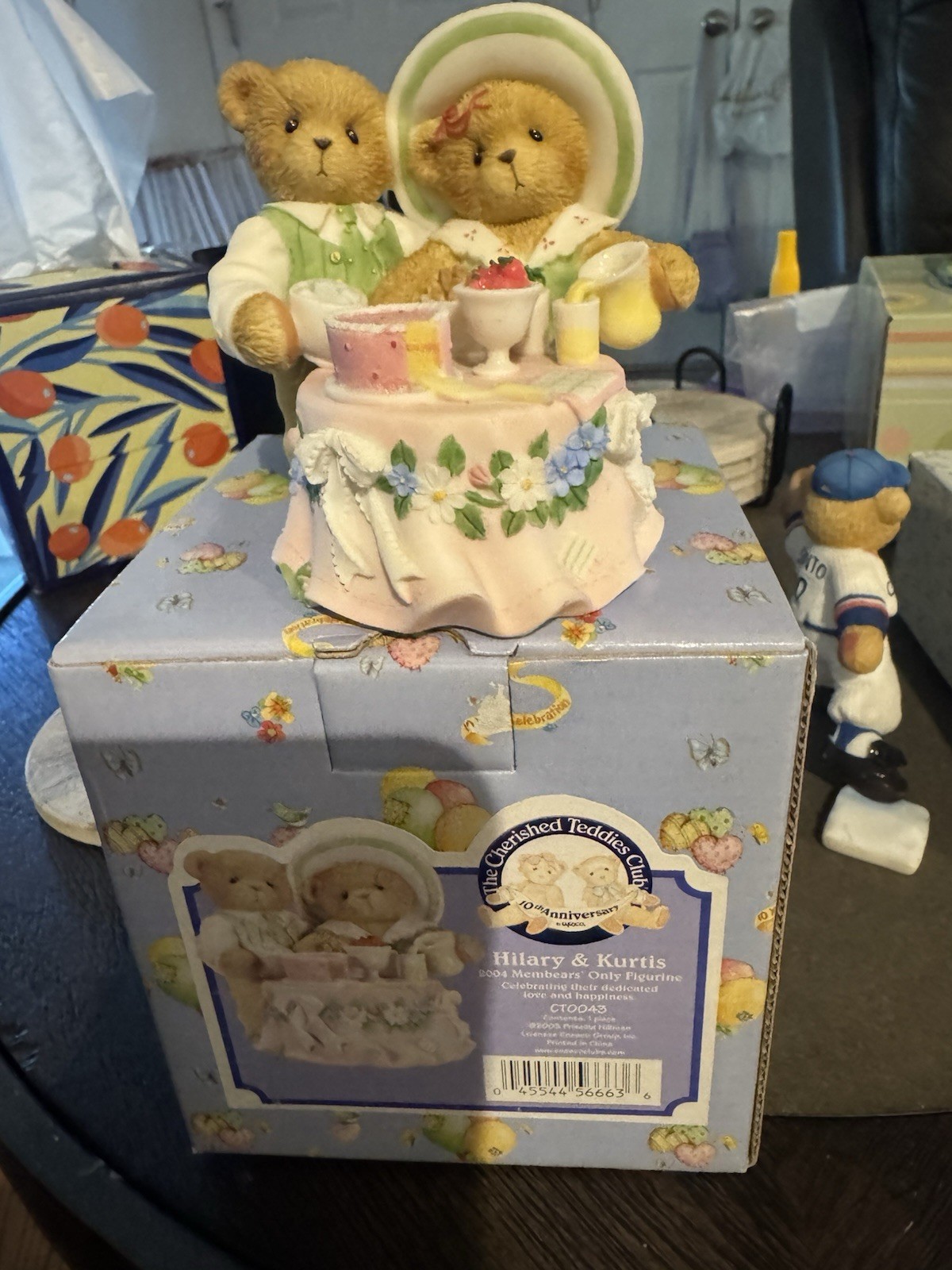 RARE DUAL SIGNED Cherished Teddies Hilary & KurtisCT0043 Priscilla & Glenn w/Box