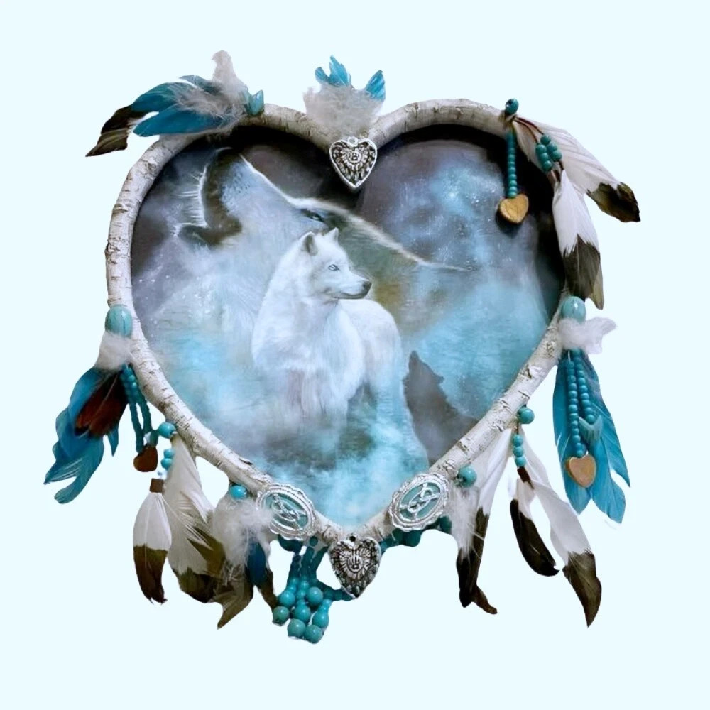 The Bradford Exchange #4: \'Heartsong\' Dreamcatcher by Carol Cavalaris 9.5-Inches The Bradford Exchange #4: \'Heartsong\' Dreamcatcher by Carol Cavalaris 9.5-Inches