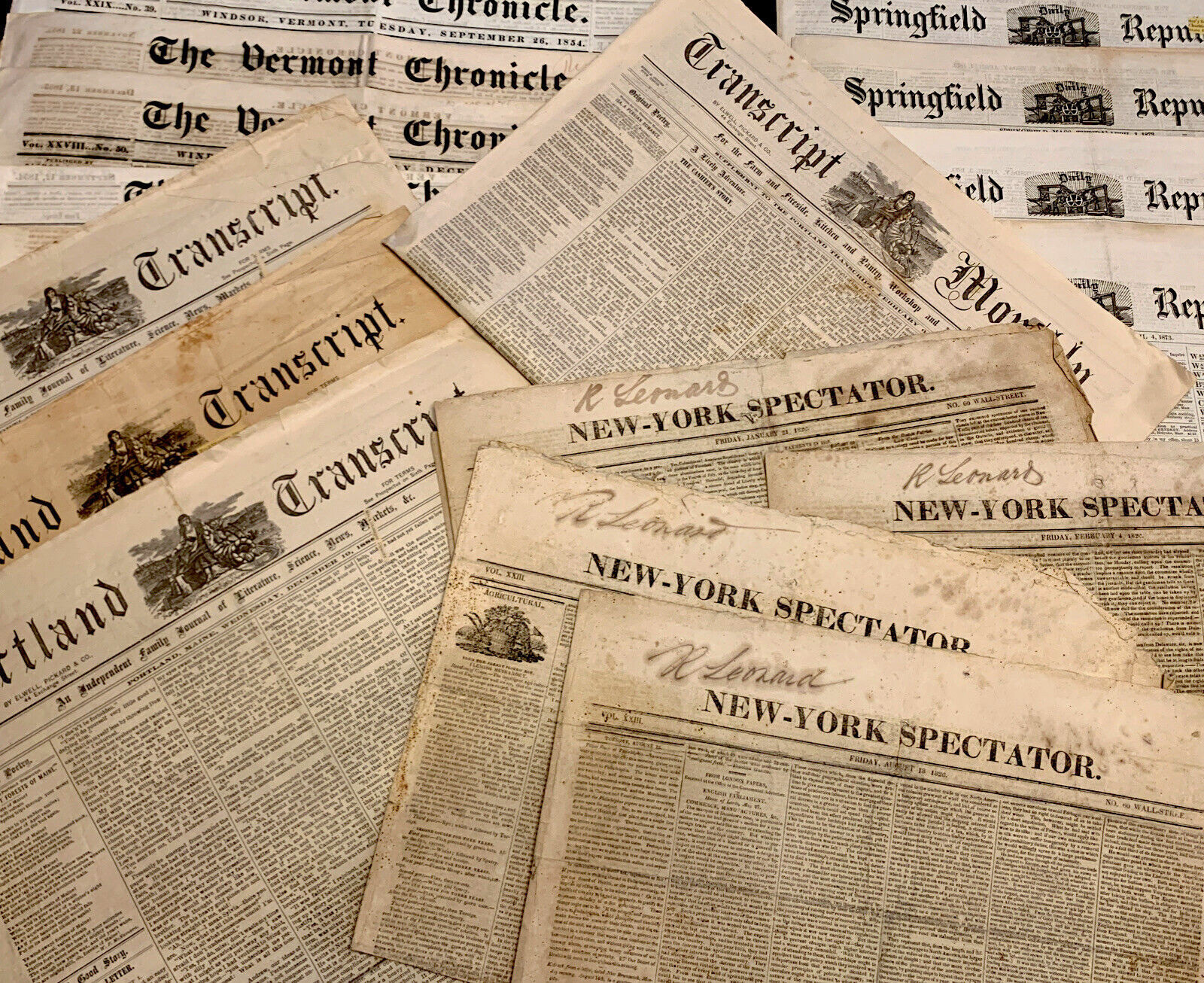 OLD NEWSPAPER FROM 1800s OLD NEWSPAPER FROM 1800s