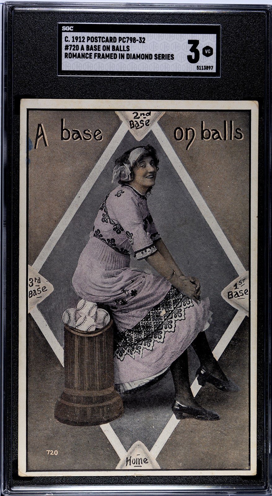1912 PC798-32 Baseball Postcard 1912 PC798-32 Baseball Postcard
