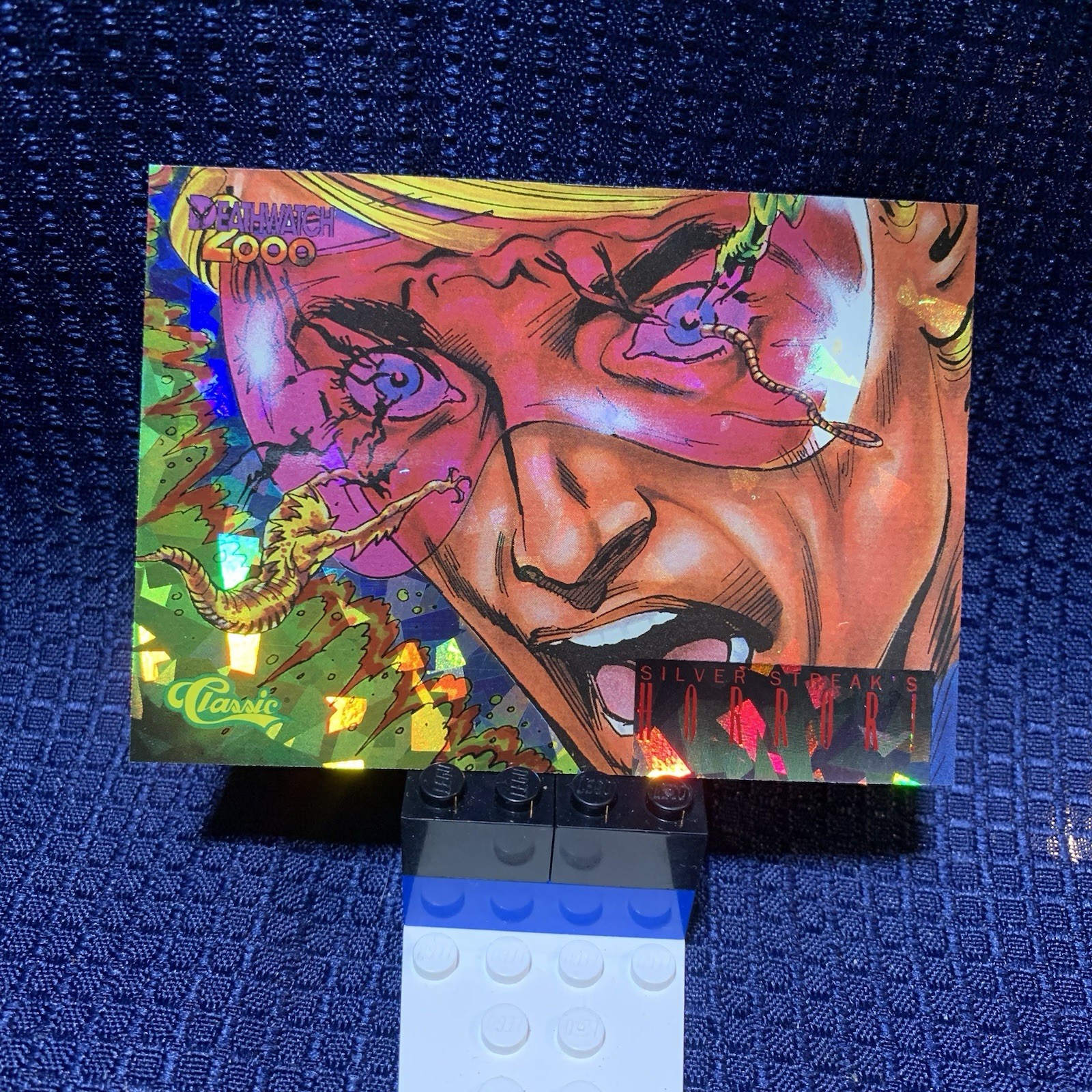 Trade Card: 1993 Classic Games DEATHWATCH 2000 BC2 Silver Streak\'s Horror Foil Trade Card: 1993 Classic Games DEATHWATCH 2000 BC2 Silver Streak\'s Horror Foil