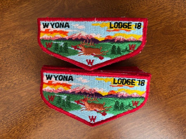 1960's Early 70's Wyona Lodge 18 Flap 1960's Early 70's Wyona Lodge 18 Flap