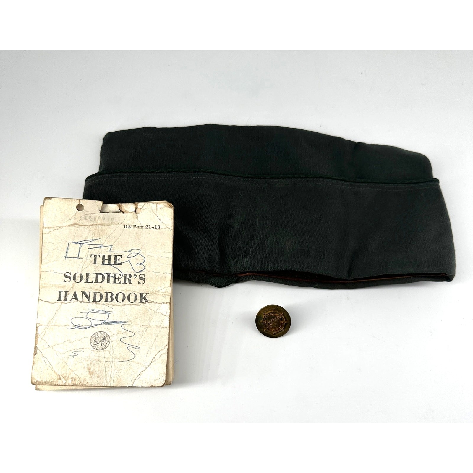 1964 U.S. Army Soldier’s Handbook AG-344 Cap & Winged Propeller Pin Set