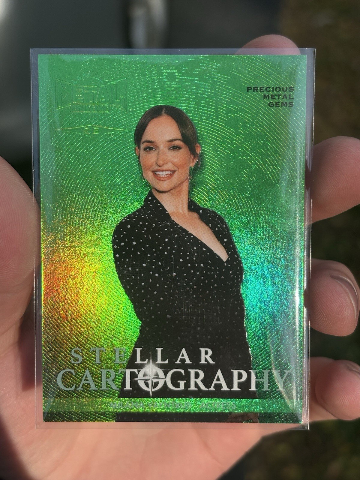 2026 Skybox Metal Universe SE GREEN PRECIOUS METAL GEMS MILANA VAYNTRUB PMG /10 2026 Skybox Metal Universe SE GREEN PRECIOUS METAL GEMS MILANA VAYNTRUB PMG /10