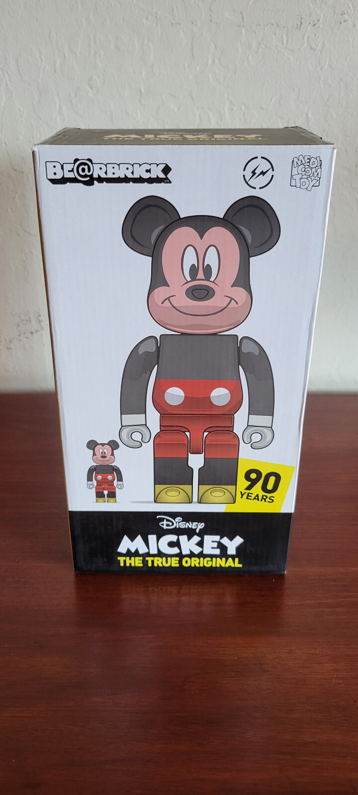 Medicom Fragment Mickey Mouse 90th Anniversary Bearbrick 2019 400%