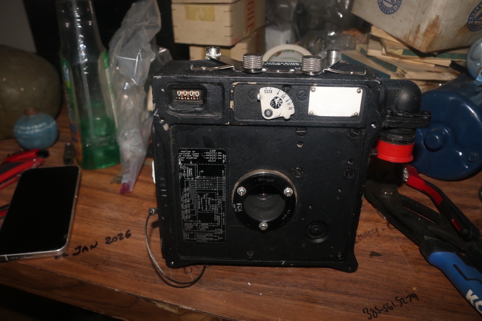 Fairchild C-1 O-15  radarscope camera B-52 B-36 B-47