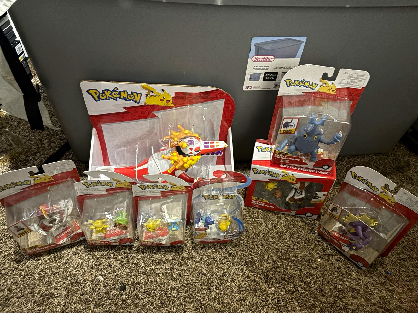 Pokémon 7-Pack Boxed Battle Figure Mixed Lot - Pikachu Gengar Piplup Pokémon 7-Pack Boxed Battle Figure Mixed Lot - Pikachu Gengar Piplup