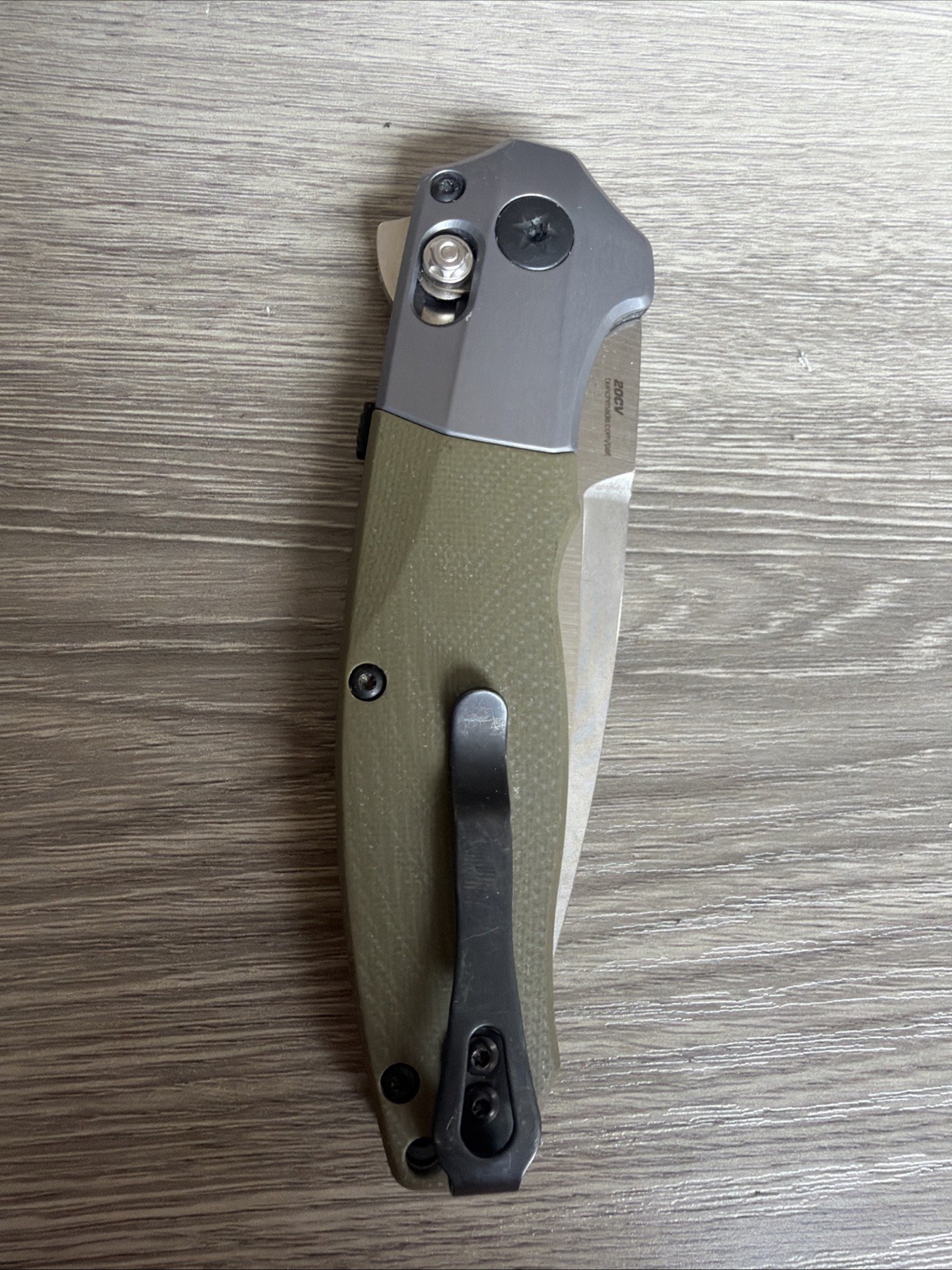 Benchmade 496 Vector Flipper Knife CPM-20CV Axis Assist G10 - Discontinued Model Benchmade 496 Vector Flipper Knife CPM-20CV Axis Assist G10 - Discontinued Model