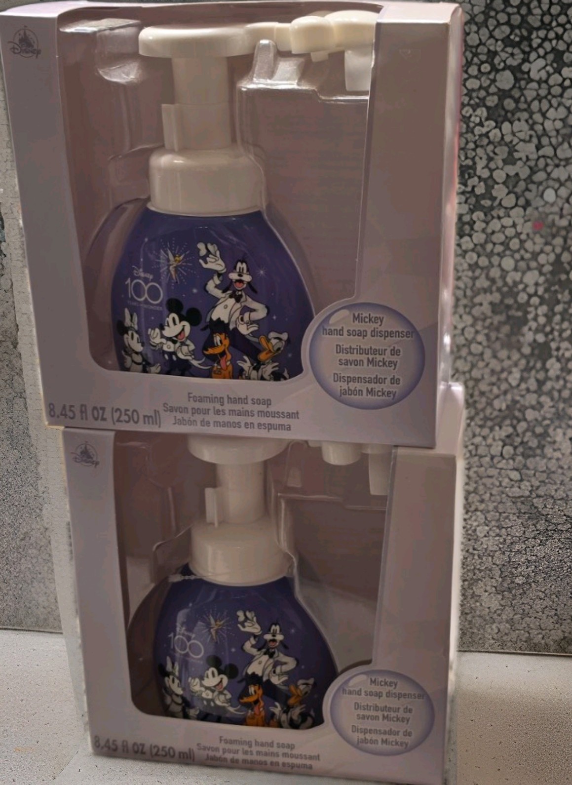 Disney 100 Year Platinum Celebration Foaming Hand Soap *Pack of Two*