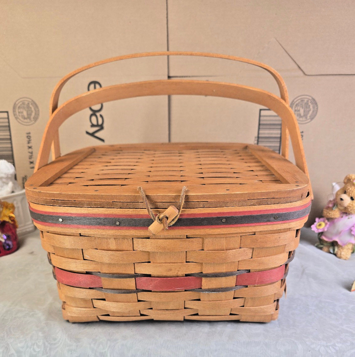 1993 Longaberger Crisco American Baking Celebration Basket Stars & Stripes Combo 1993 Longaberger Crisco American Baking Celebration Basket Stars & Stripes Combo
