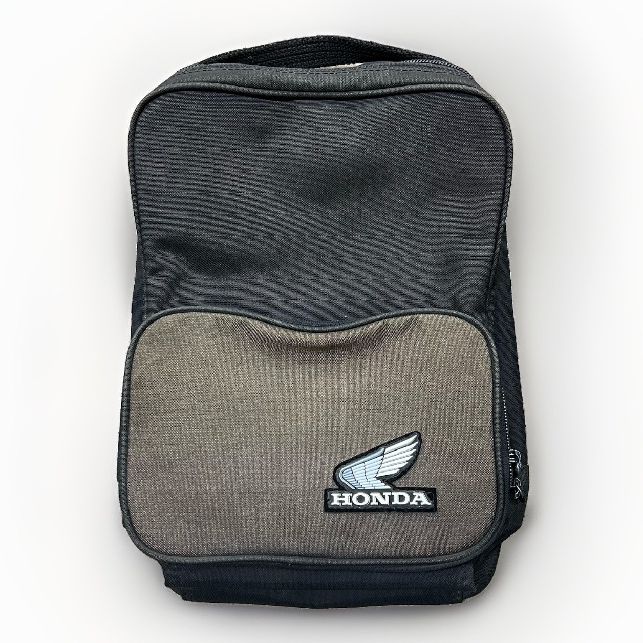 Honda Hondaline Tank Bag Black Magnetic Motorcycle Luggage Vintage No Strap Honda Hondaline Tank Bag Black Magnetic Motorcycle Luggage Vintage No Strap