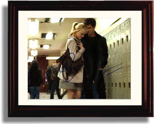Unframed Andrew Garfield and Emma Stone Autograph Promo Print