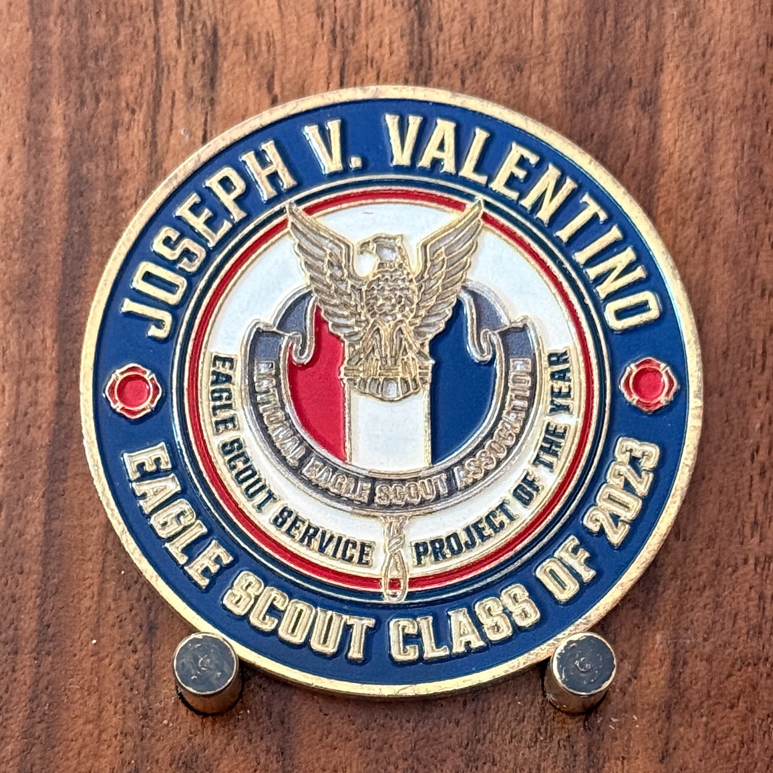 National Junior Firefighter Of The Year 2023-2024 Challenge Coin W#30 National Junior Firefighter Of The Year 2023-2024 Challenge Coin W#30