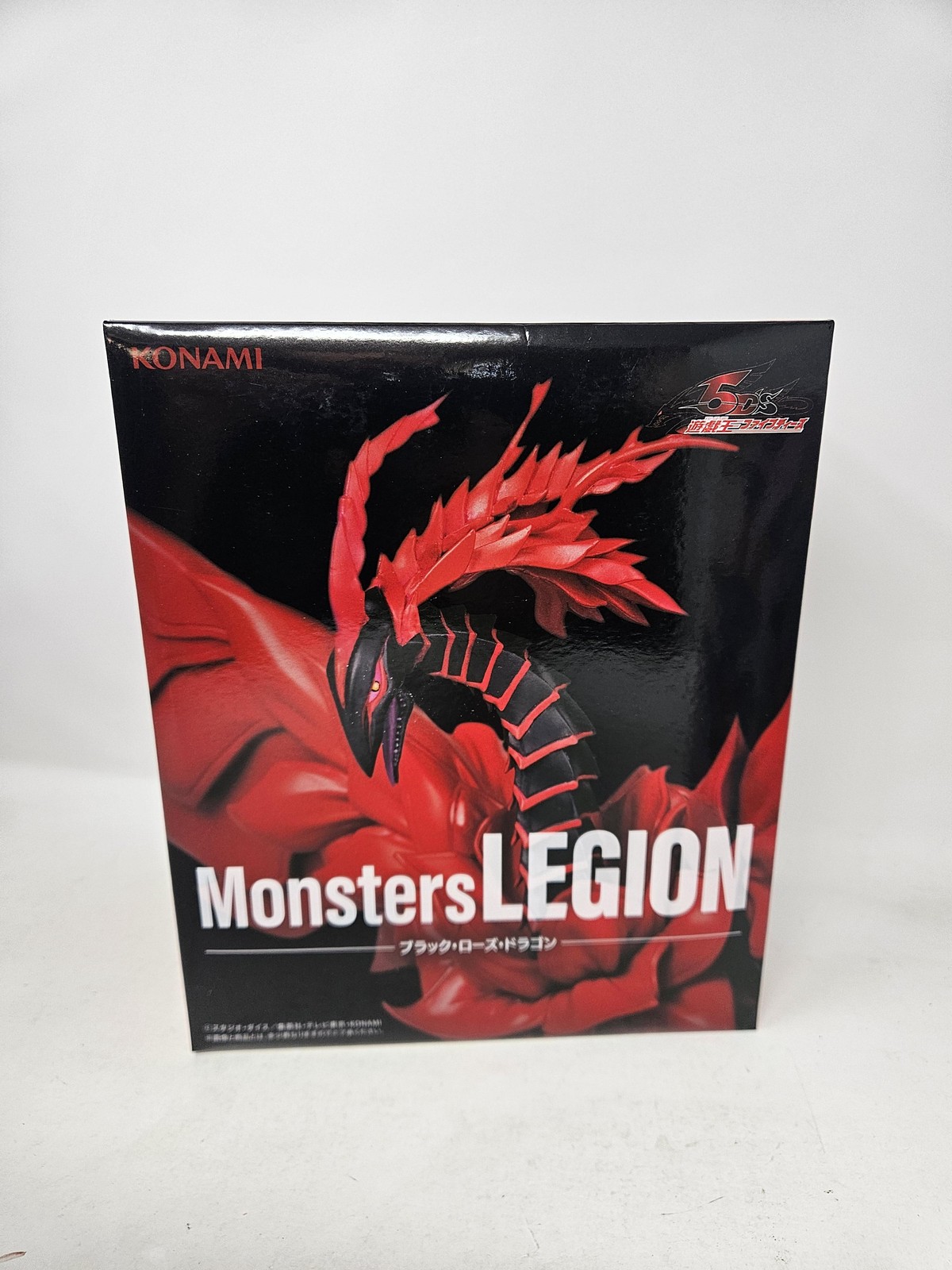 Yu-Gi-Oh 5D's Monsters Legion Black Rose Dragon Figure Statue Konami Boxed