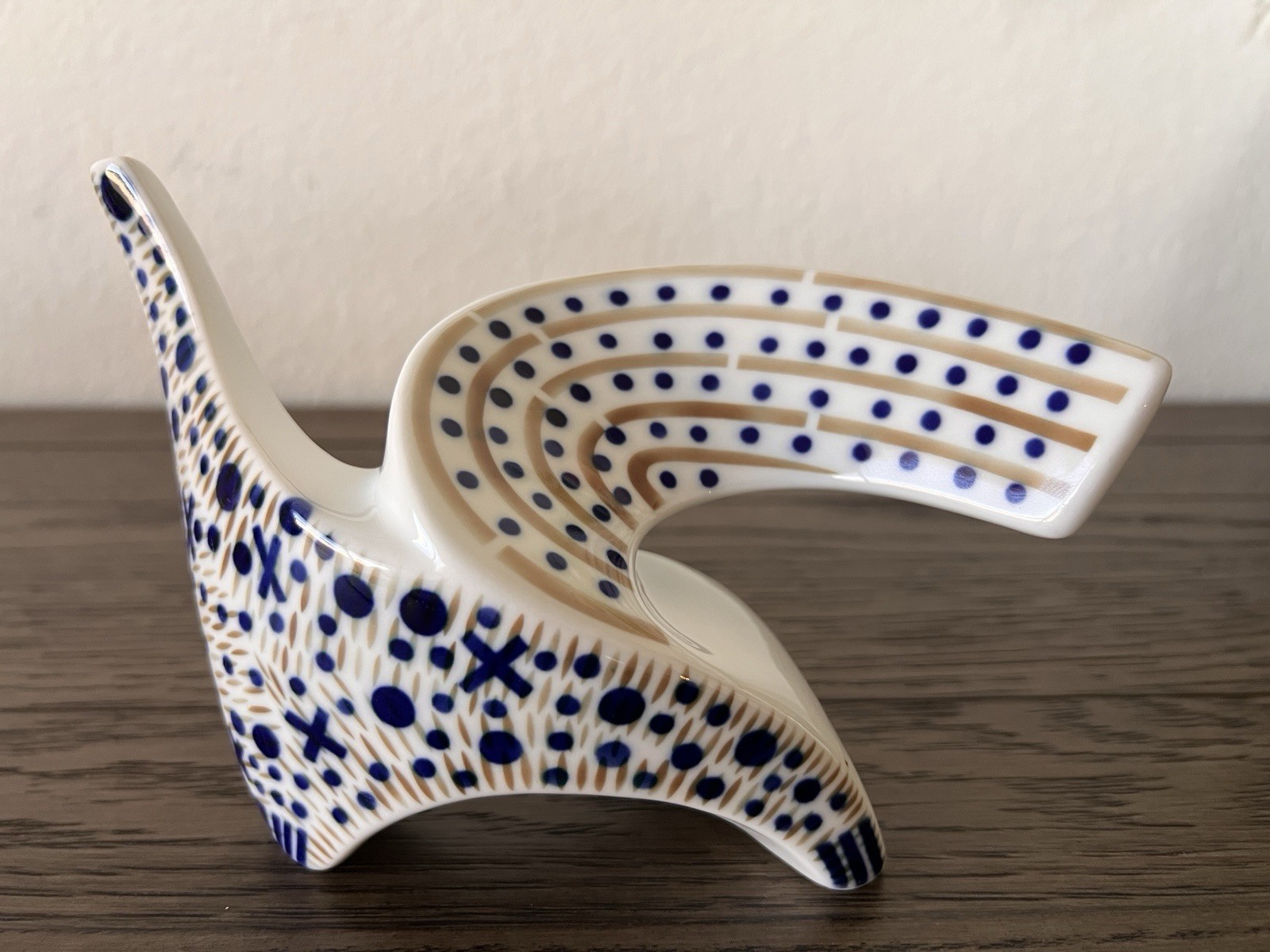 Sargadelos Modernist Art Porcelain Abstract Sculpture Paxaralbértica Collection Sargadelos Modernist Art Porcelain Abstract Sculpture Paxaralbértica Collection