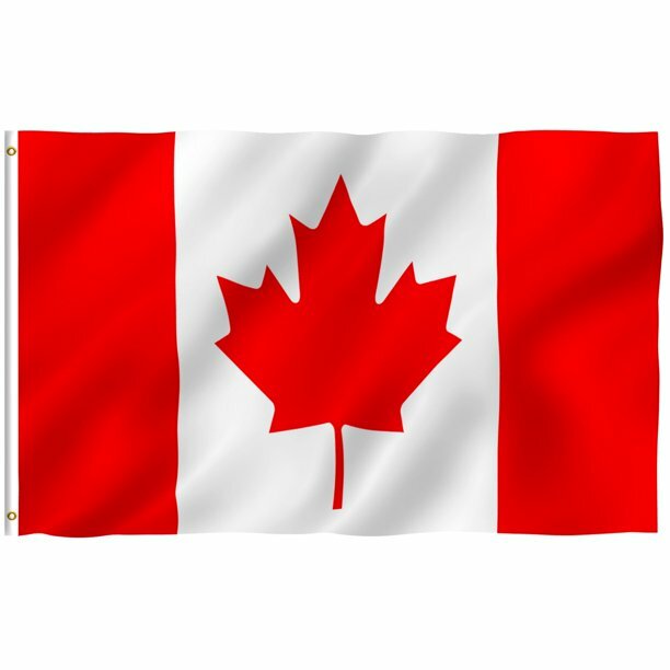 3x5 Feet Canadian Flag - Vivid Color and UV Fade Resistant - Canvas Header 3x5 Feet Canadian Flag - Vivid Color and UV Fade Resistant - Canvas Header