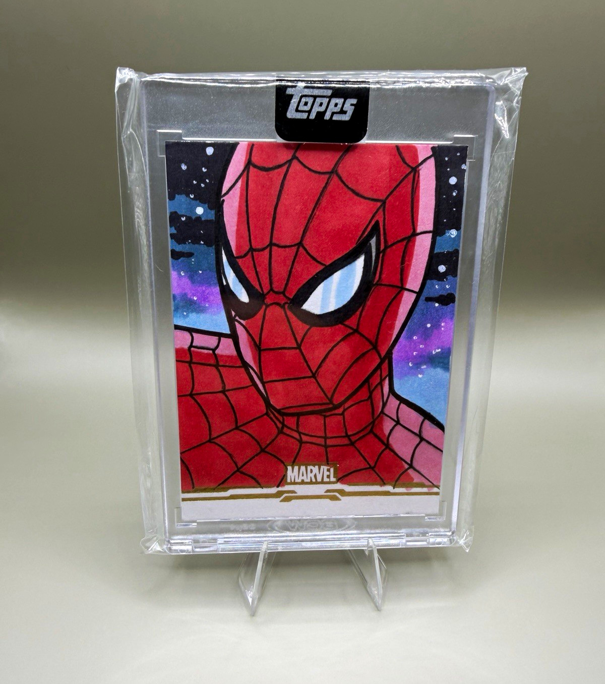 Topps 2026 Marvel Mint Spider-Man Original Sketch Card 1/1 Signed Nick Gribbon
