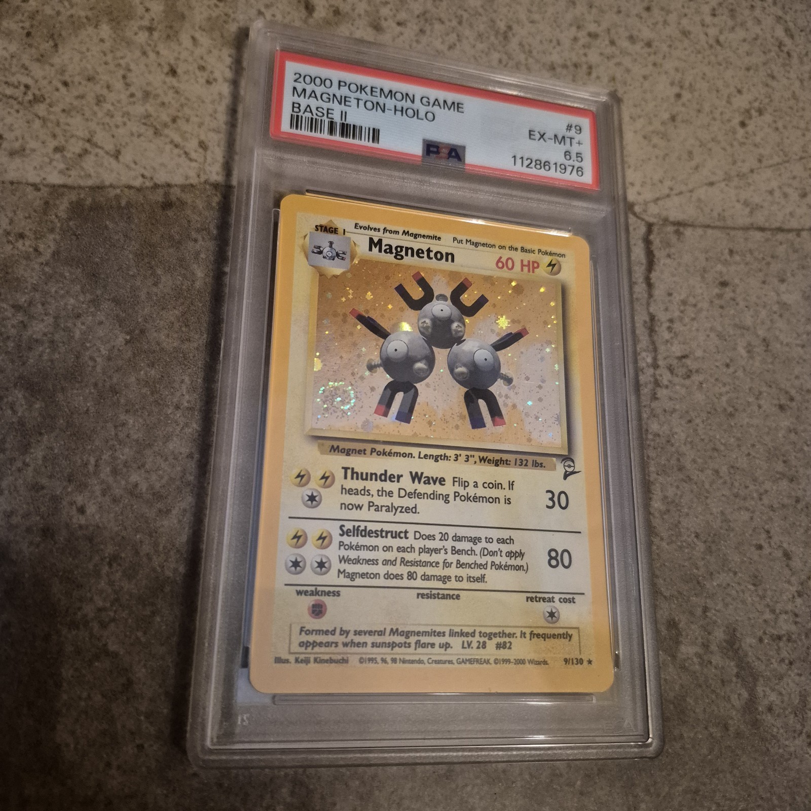 2000 Nintendo Pokemon Game MAGNETON Base II Holo #9 PSA 6.5 Pop (1) π₯ 2000 Nintendo Pokemon Game MAGNETON Base II Holo #9 PSA 6.5 Pop (1) π₯