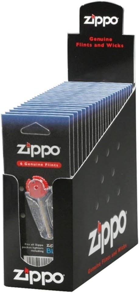 Zippo Flint Cards Full Box 24 Pack 144 Total Flints Zippo Flint Cards Full Box 24 Pack 144 Total Flints