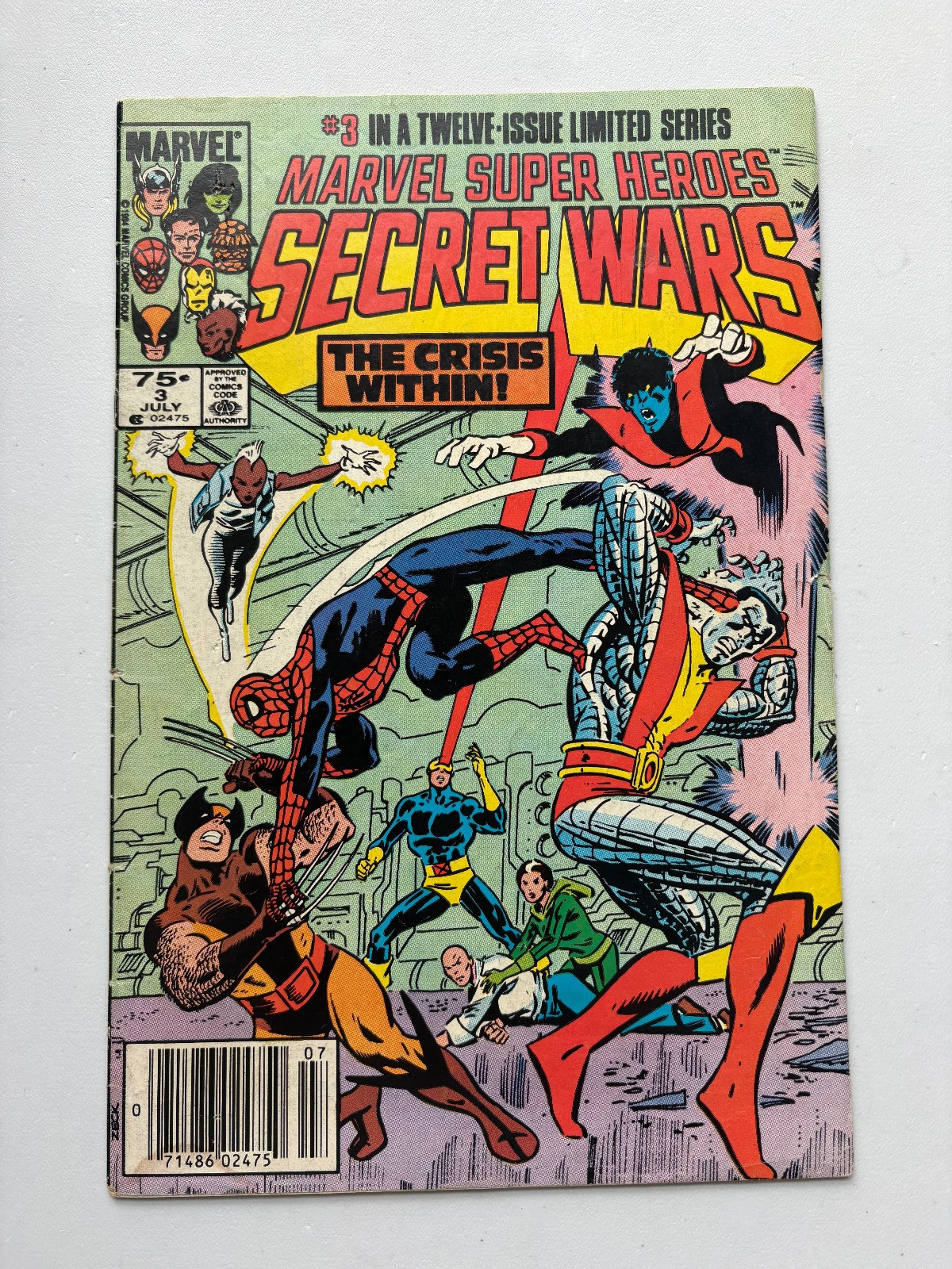 Marvel Super Heroes Secret Wars # 3 5 6 10 11 / Marvel Comics Newsstand 1984-85 Marvel Super Heroes Secret Wars # 3 5 6 10 11 / Marvel Comics Newsstand 1984-85