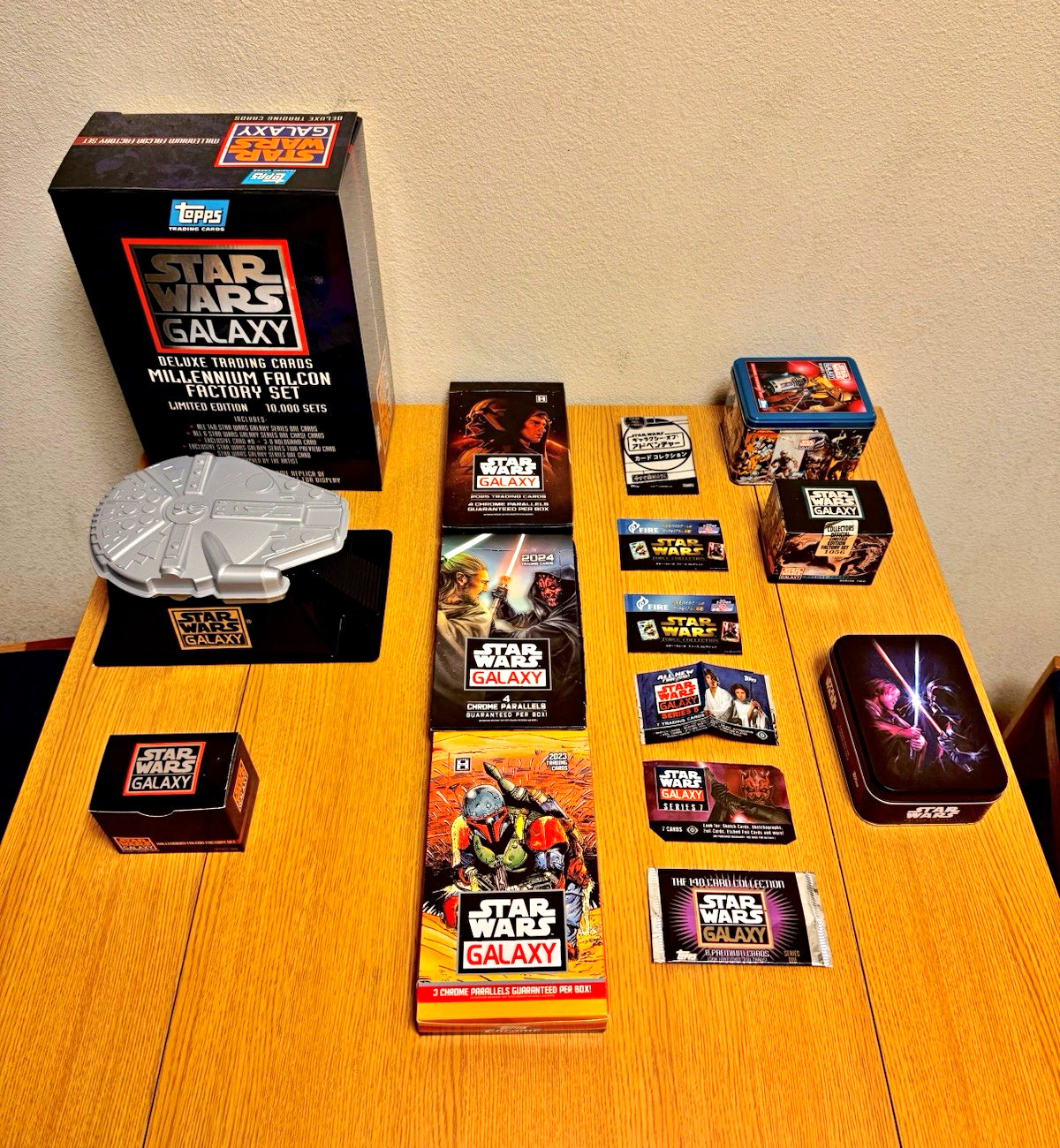 Topps Star Wars Galaxy Empty Box/Tin/Wrapper Lot Topps Star Wars Galaxy Empty Box/Tin/Wrapper Lot