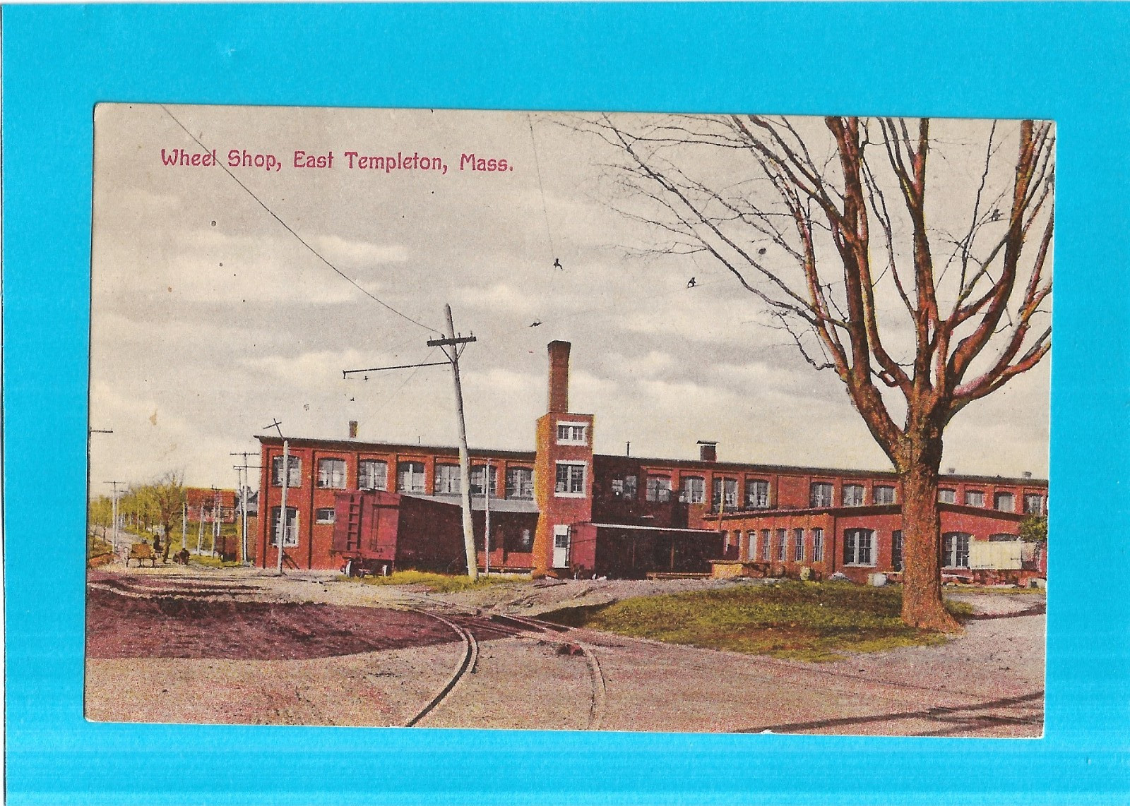 Vintage Postcard-Wheel Shop, East Templeton, MA. Vintage Postcard-Wheel Shop, East Templeton, MA.