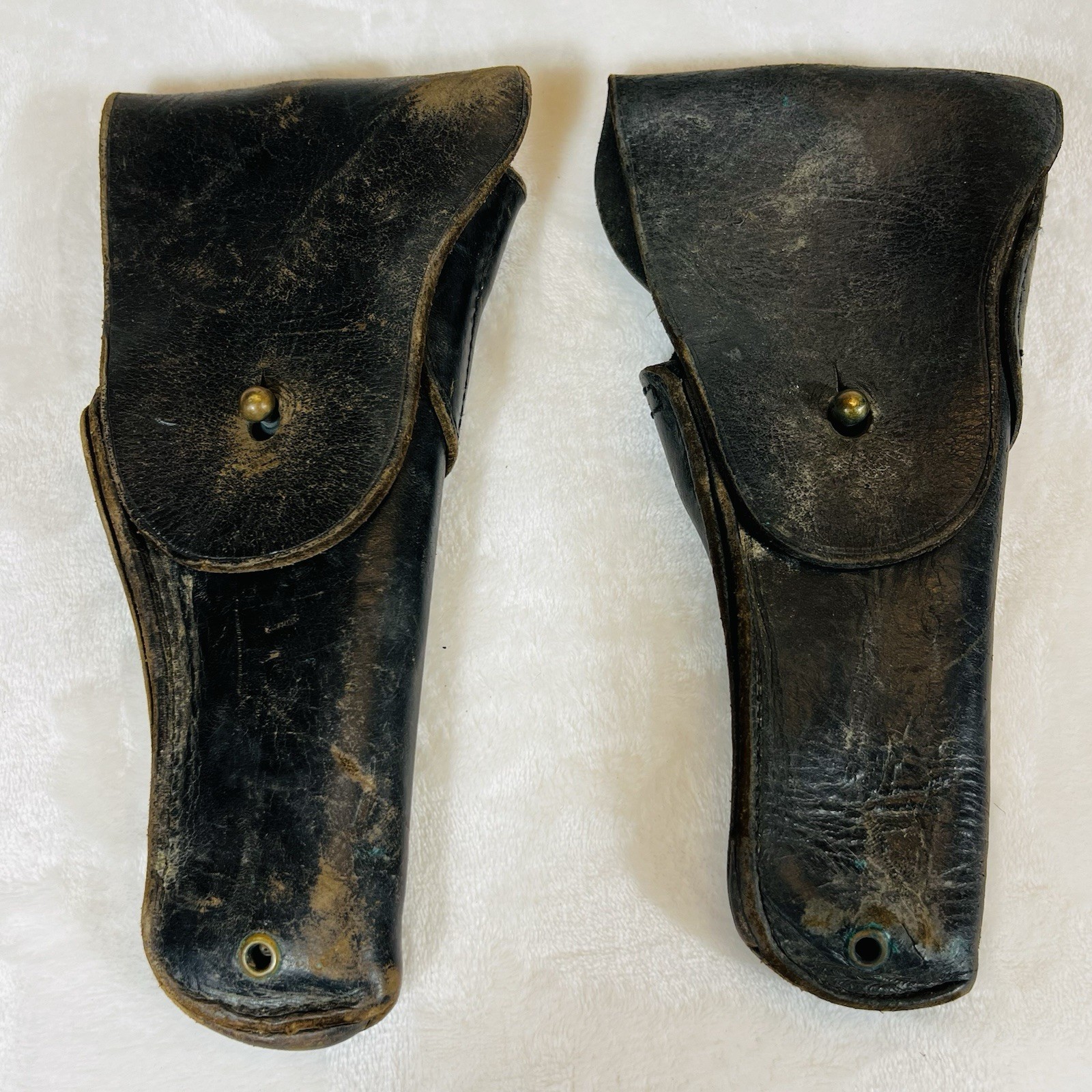 Lot of 2 Vintage Bolen Leather M1916 US Military M1911 Colt .45 Pistol Holsters Lot of 2 Vintage Bolen Leather M1916 US Military M1911 Colt .45 Pistol Holsters