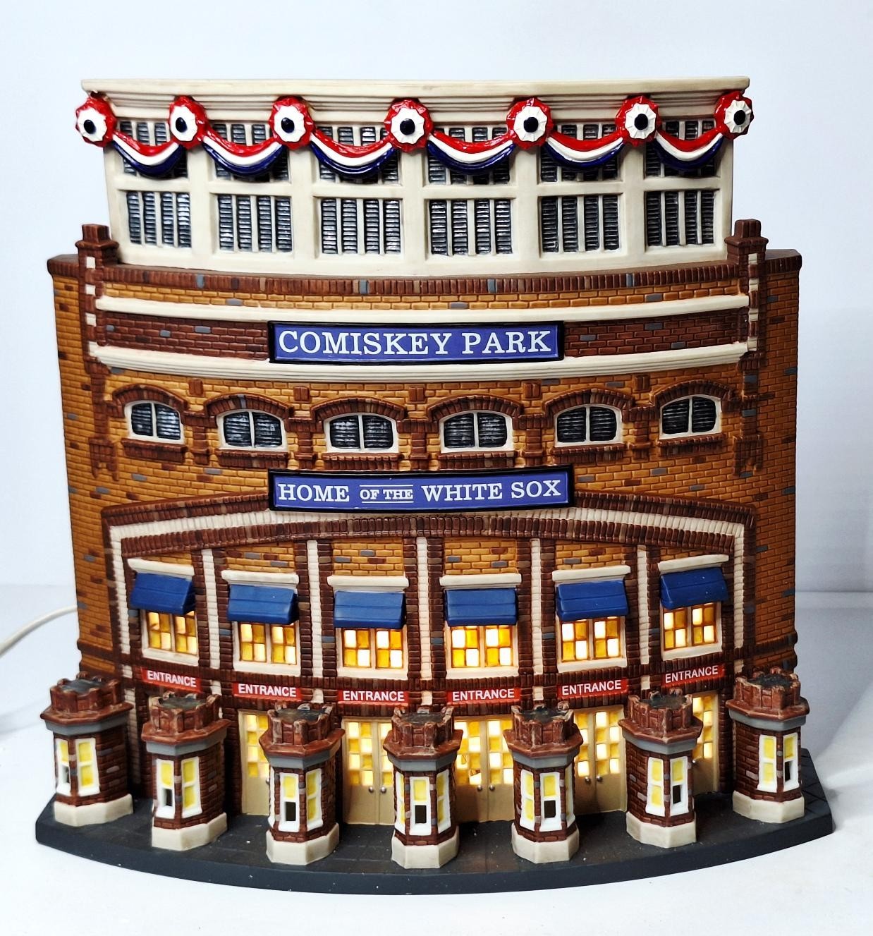 Department 56 Christmas In The City Old Comiskey Park Facade. 2003 retired 2007