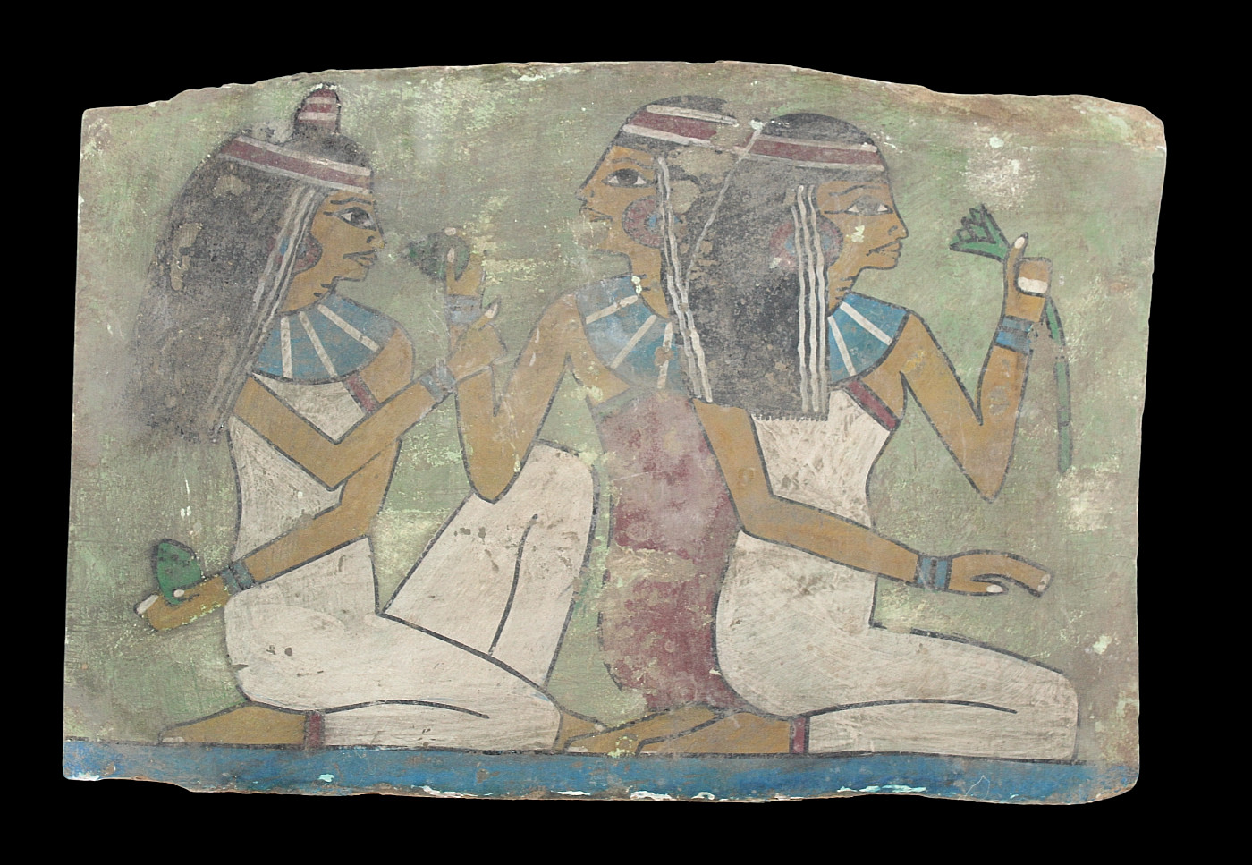 UNIQUE PHARAONIC ANCIENT EGYPTIAN Beatiful Egyptian Women Wood Stella Stela (A+)
