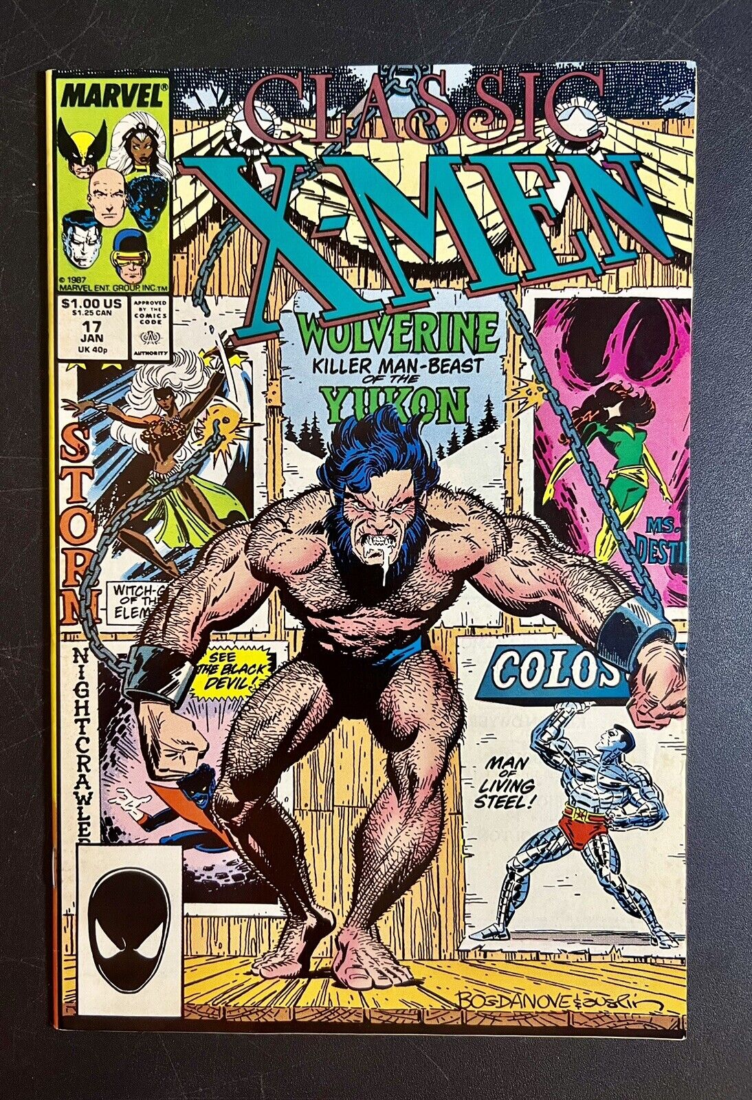 Classic X-Men~Wolverine~Killer Man-Beast Of The Yukon~1988~Marvel Comics