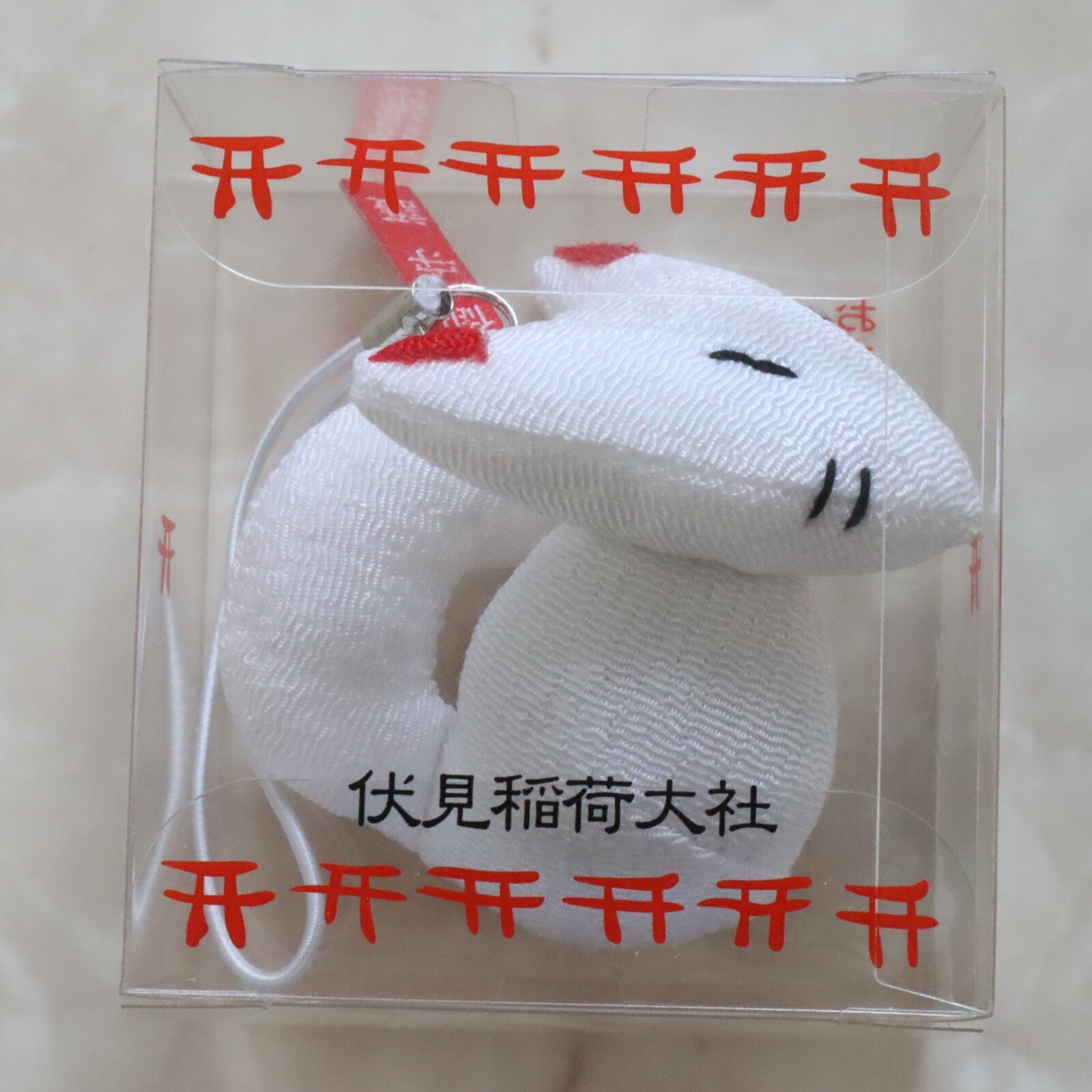 Kyoto Fushimi Inari Shrine Amulet Omamori Disaster Free Good Fortune White Fox L Kyoto Fushimi Inari Shrine Amulet Omamori Disaster Free Good Fortune White Fox L
