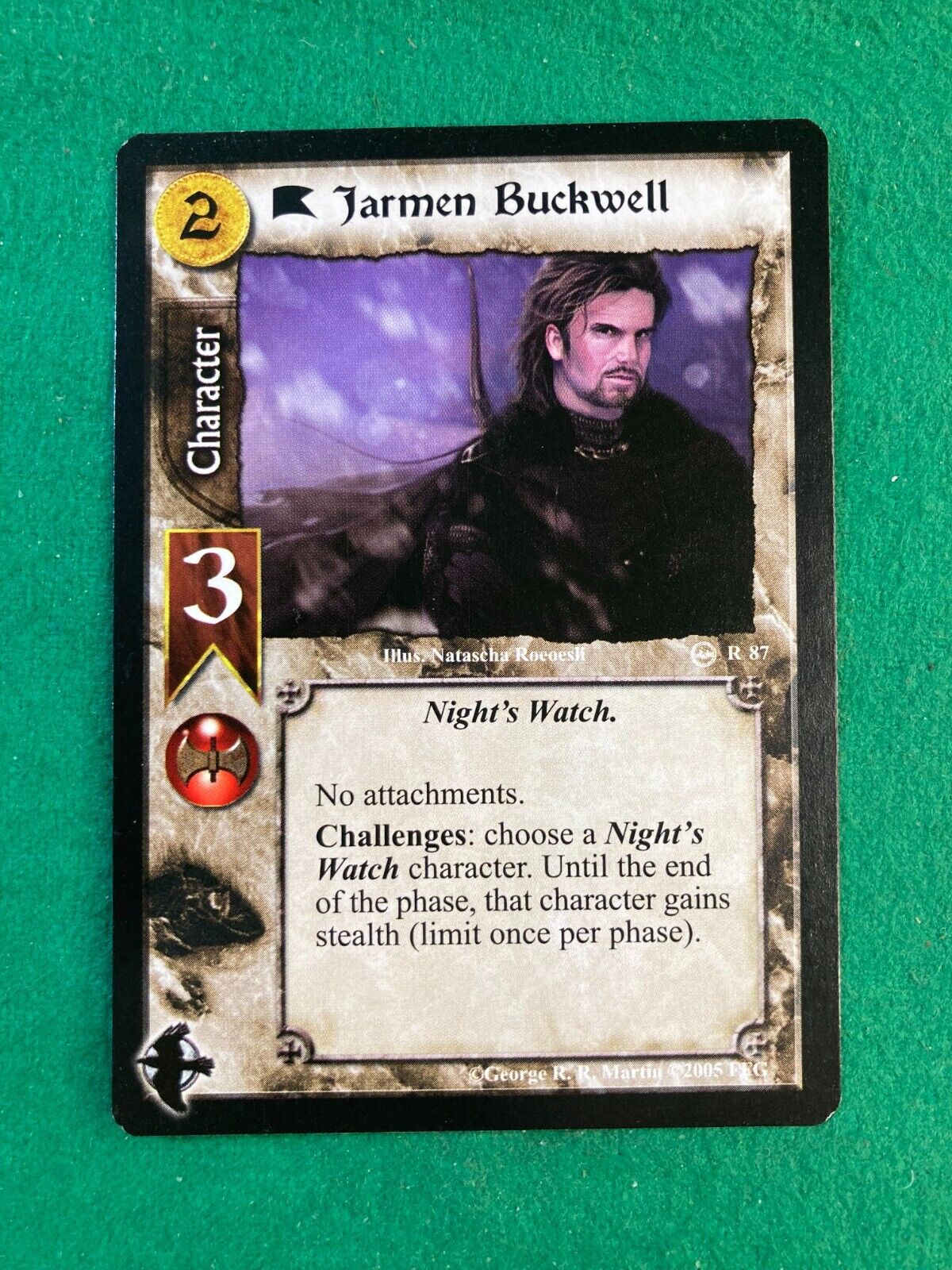 A GAME OF THRONES CCG - (A SONG OF TWILIGHT) SINGLE RARE CARDS (2005)
