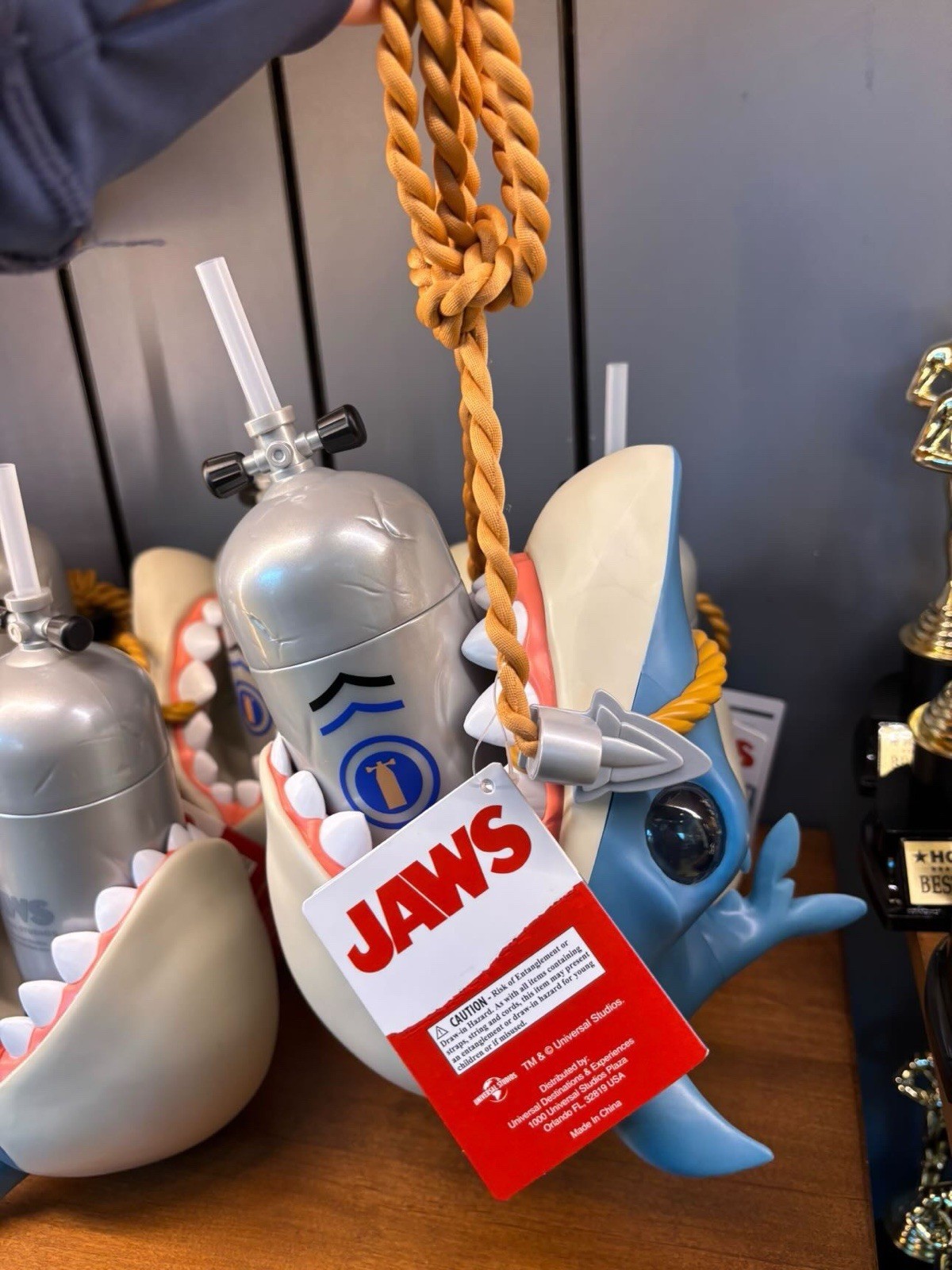 Universal Studios Jaws 50th Anniversary Sipper Sippee Cup Exclusive Park NEW Universal Studios Jaws 50th Anniversary Sipper Sippee Cup Exclusive Park NEW