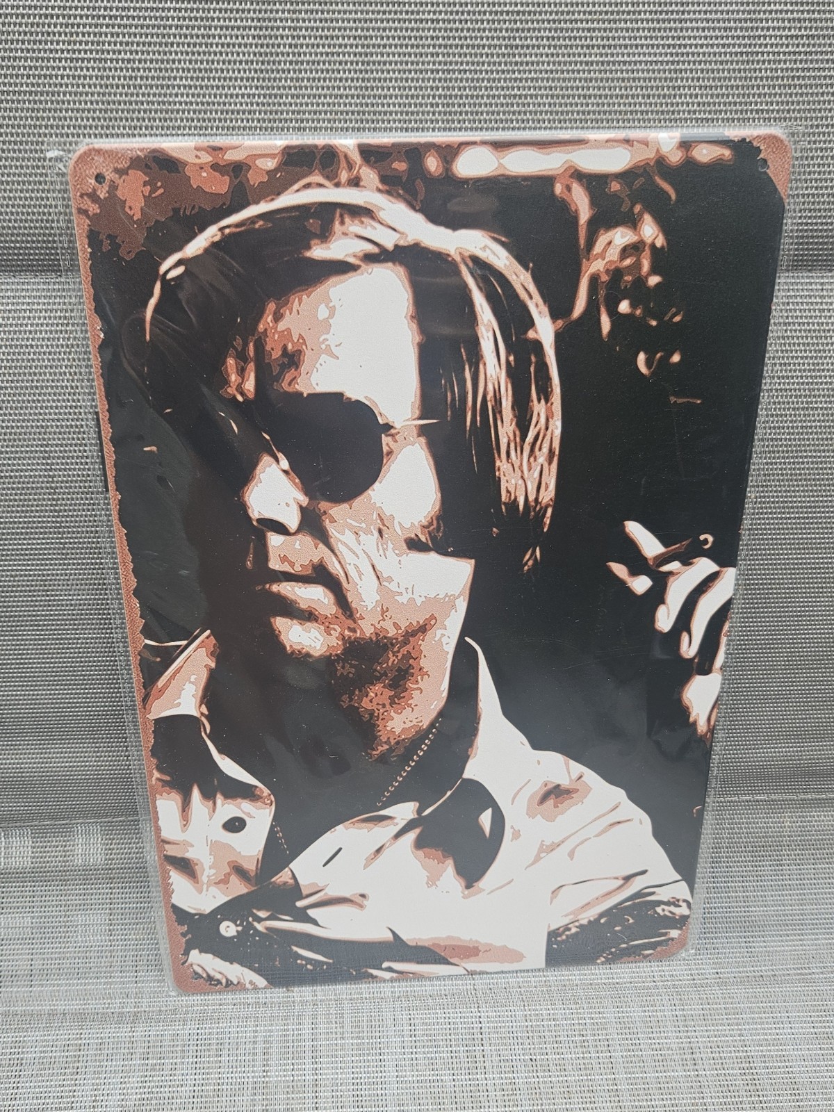 Vintage GEORGE JONES Metal Tin Sign Vintage GEORGE JONES Metal Tin Sign