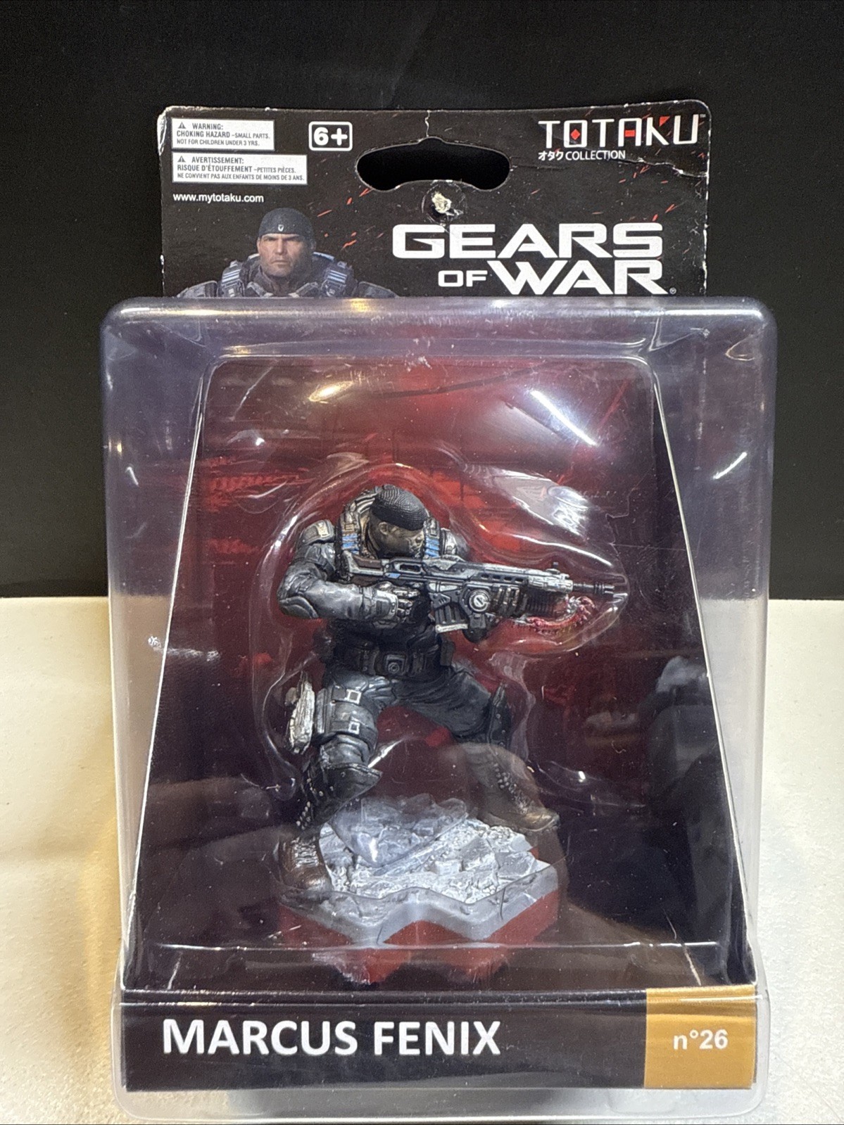 Brand New 1st First Edition Totaku Collection Gears Of War Marcus Fenix Figure Brand New 1st First Edition Totaku Collection Gears Of War Marcus Fenix Figure