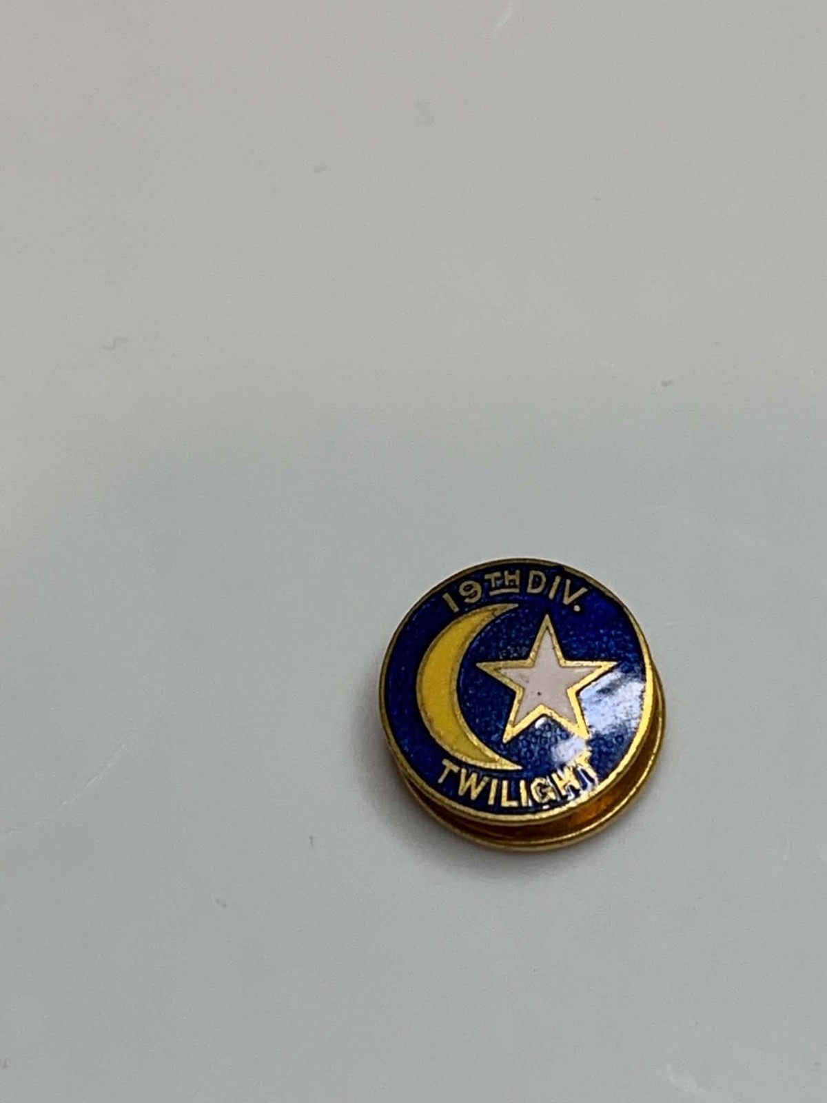 Original WW1 US Army 19th Division Veteran's Pin Original WW1 US Army 19th Division Veteran's Pin