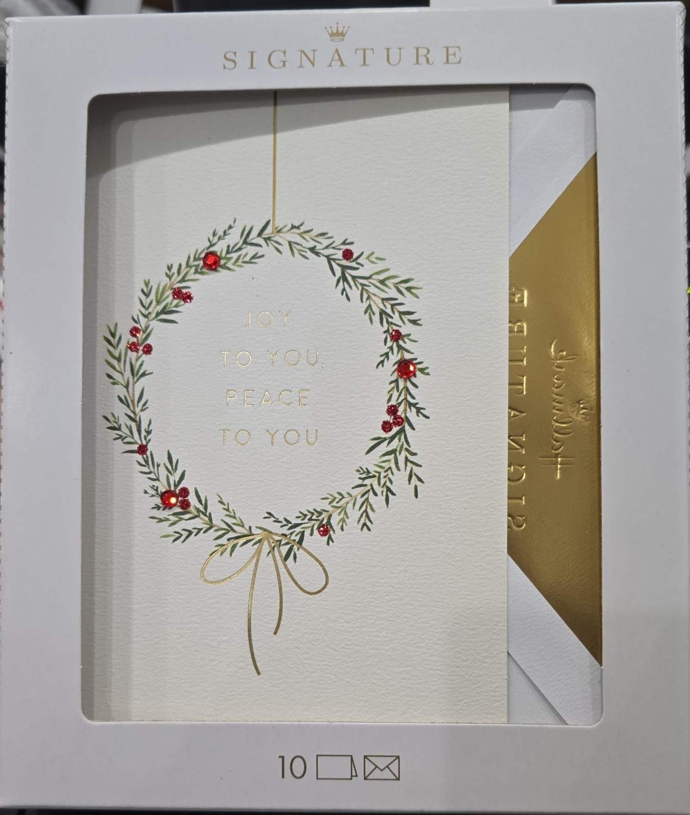 Hallmark Signature Boxed Christmas Cards (Illustrated Wreath) - 10.0 ea Hallmark Signature Boxed Christmas Cards (Illustrated Wreath) - 10.0 ea