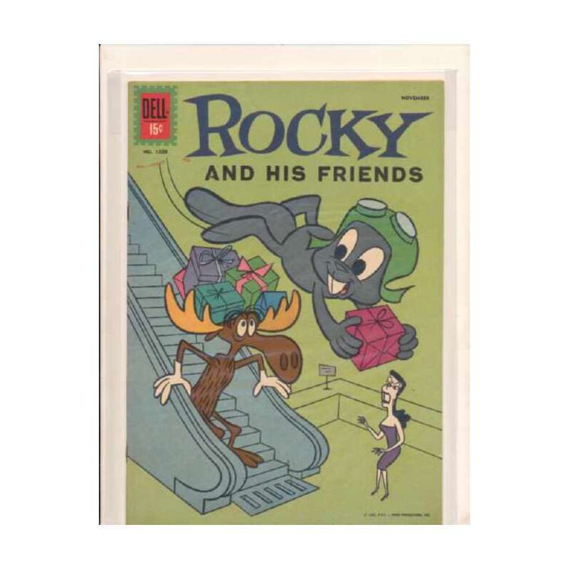 Rocky and His Friends #4 in Very Fine minus condition. Dell comics [z*