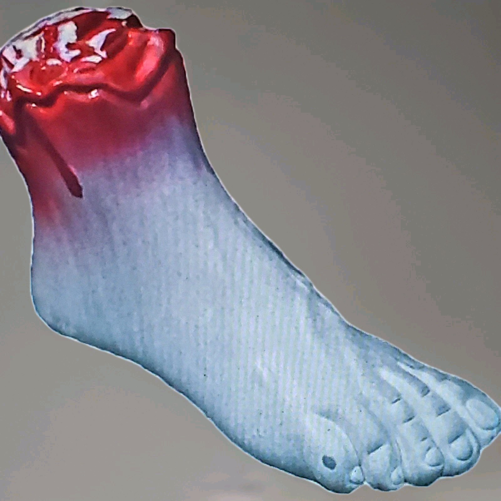 Halloween Severed Realistic Bloody Life Size Zombie Foot Haunted House Prop Halloween Severed Realistic Bloody Life Size Zombie Foot Haunted House Prop