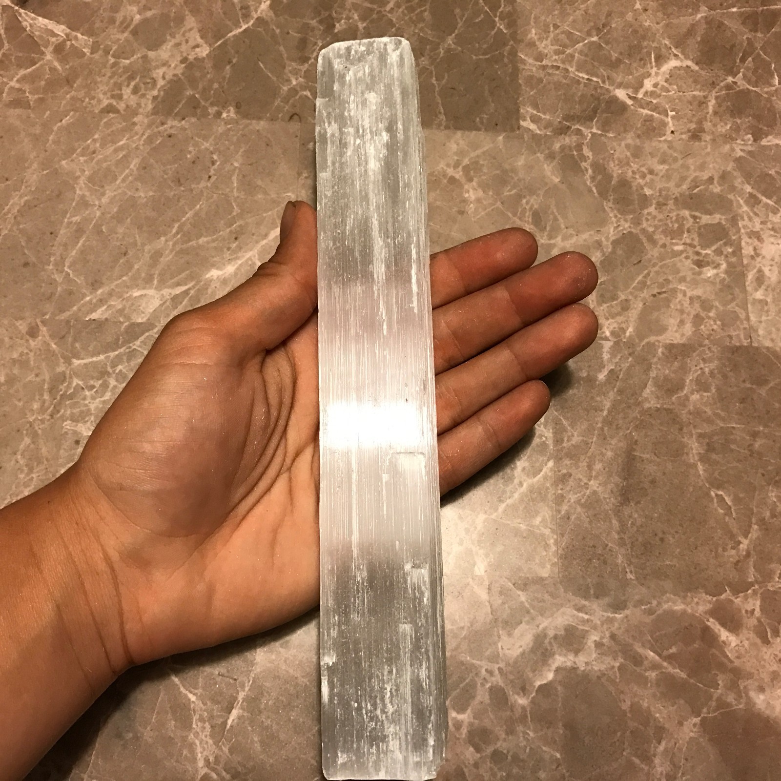 Very Large Selenite Rough Stick/Log - (1) Stick/Log - Very Nice Specimen Very Large Selenite Rough Stick/Log - (1) Stick/Log - Very Nice Specimen
