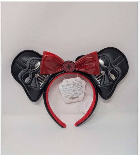 Authentic Hongkong Disney Star Wars Darth Vader Empire Red Minnie Ears Headband Authentic Hongkong Disney Star Wars Darth Vader Empire Red Minnie Ears Headband