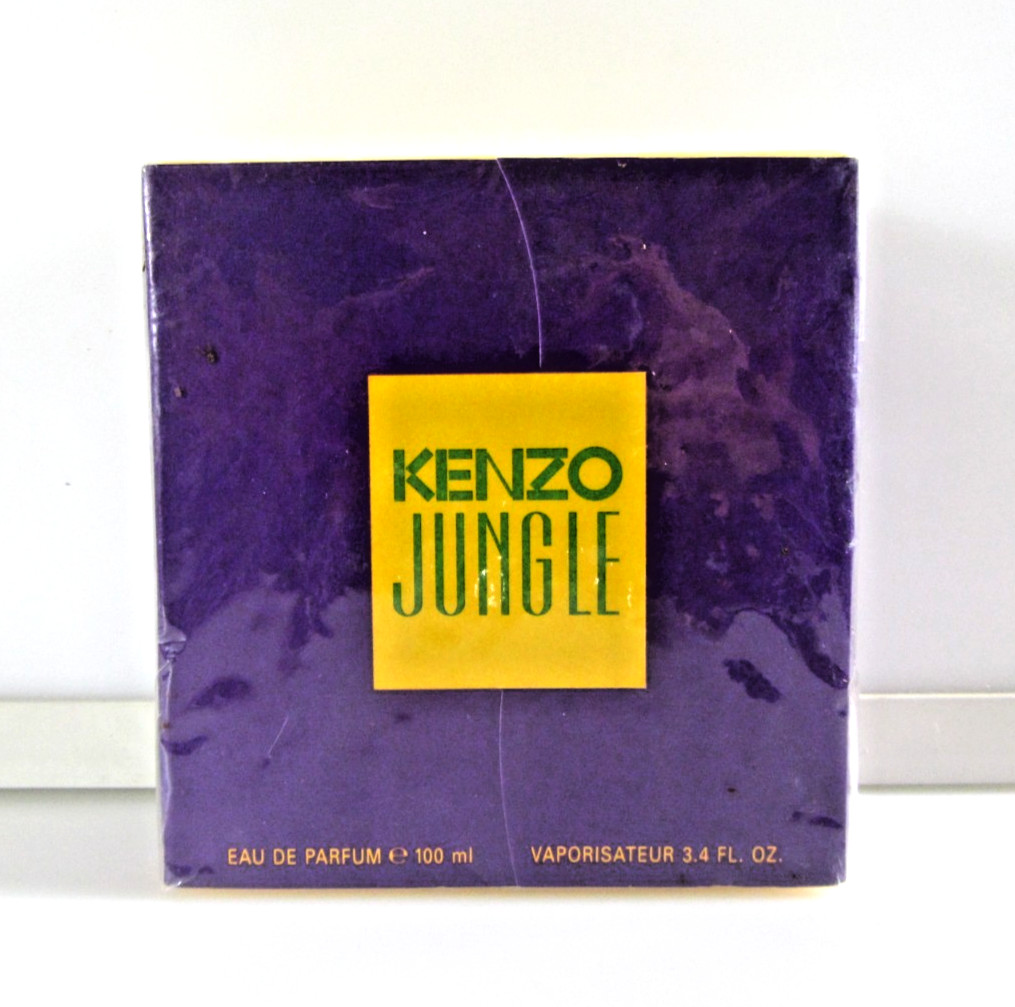 Vintage 1996 Kenzo Jungle L\'Elephant 100ml 3.4 oz EDP Spray Sealed 1st Edition Vintage 1996 Kenzo Jungle L\'Elephant 100ml 3.4 oz EDP Spray Sealed 1st Edition