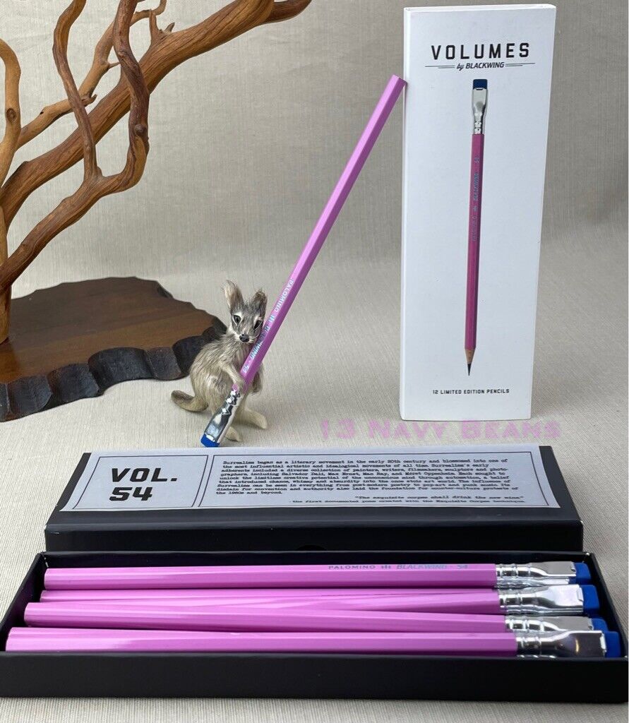 Blackwing Volume 54 ~Box of 12 Pencils~ Surrealism March 2018 Extra Firm