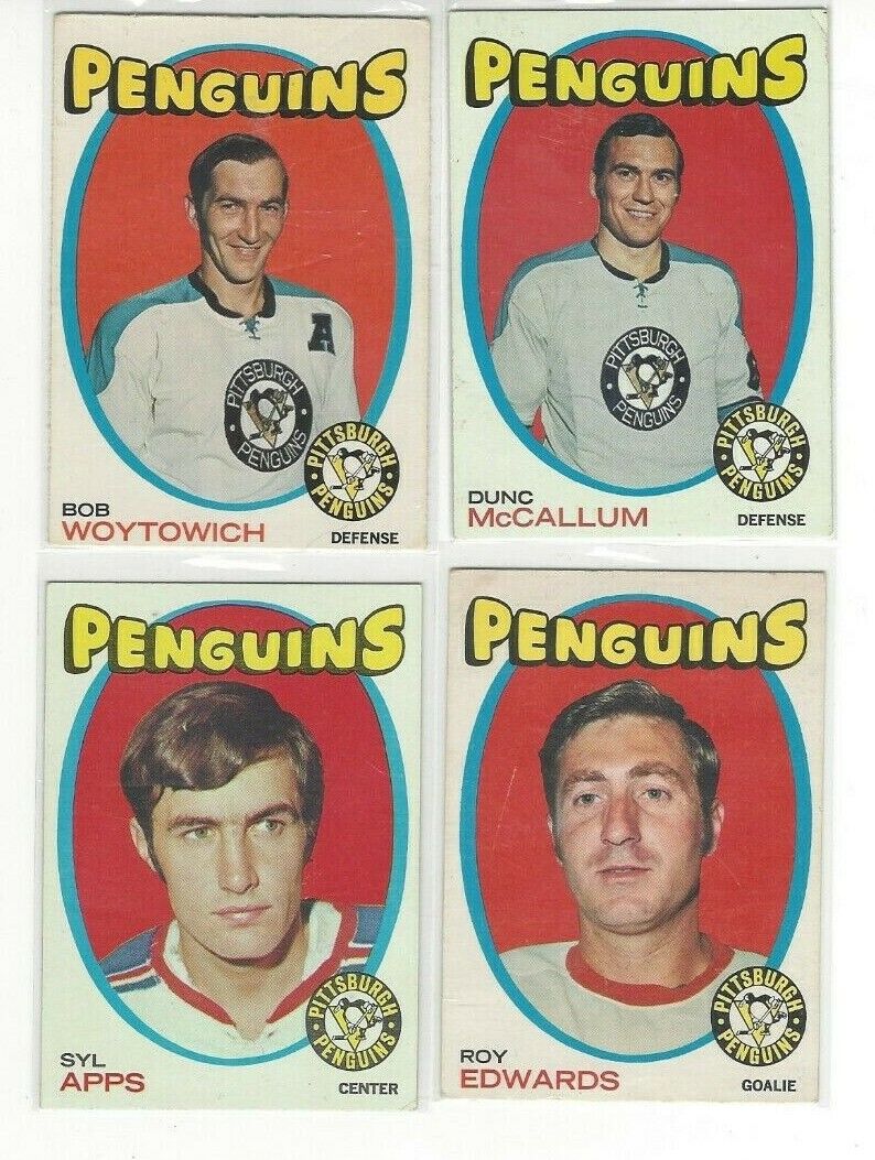 1971-72 Topps #77 Syl Apps RC Pittsburgh Penguins 