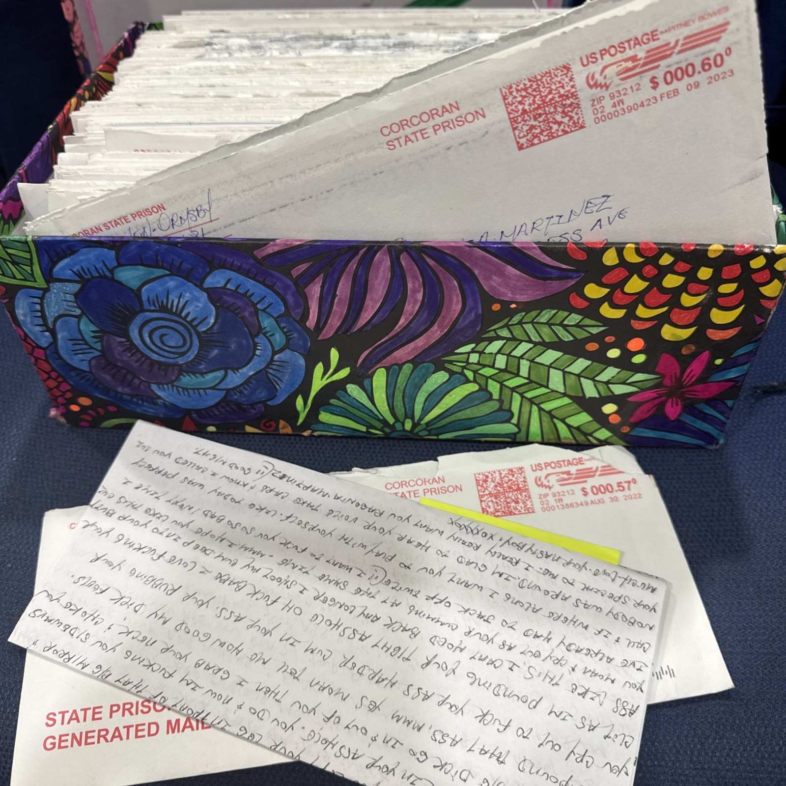 Large Lot Ephemera Lot Mail Jail Prison Inmate Poetry Love Letters Chicano Large Lot Ephemera Lot Mail Jail Prison Inmate Poetry Love Letters Chicano