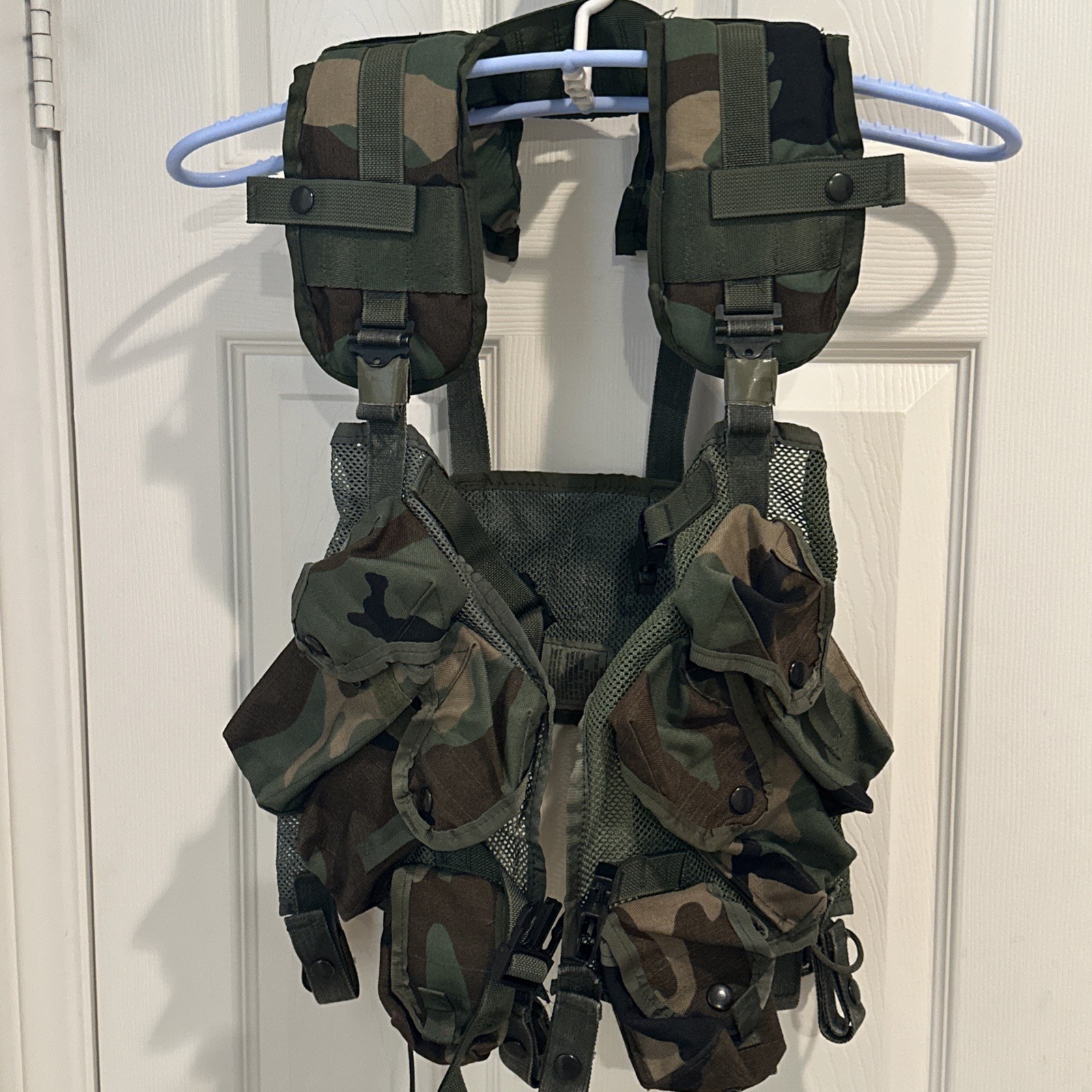 Original GI Issue Woodland Load Bearing Tactical Vest