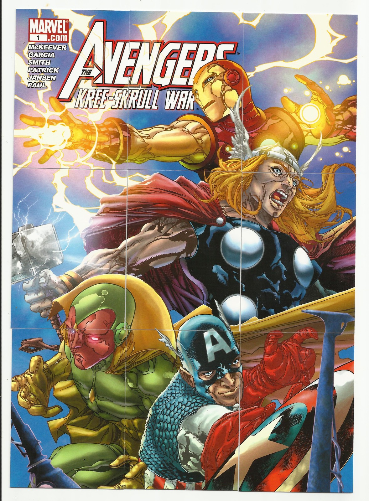 2011 MARVEL AVENGERS KREE-SKRULL WAR 9 CARD \ 2011 MARVEL AVENGERS KREE-SKRULL WAR 9 CARD \