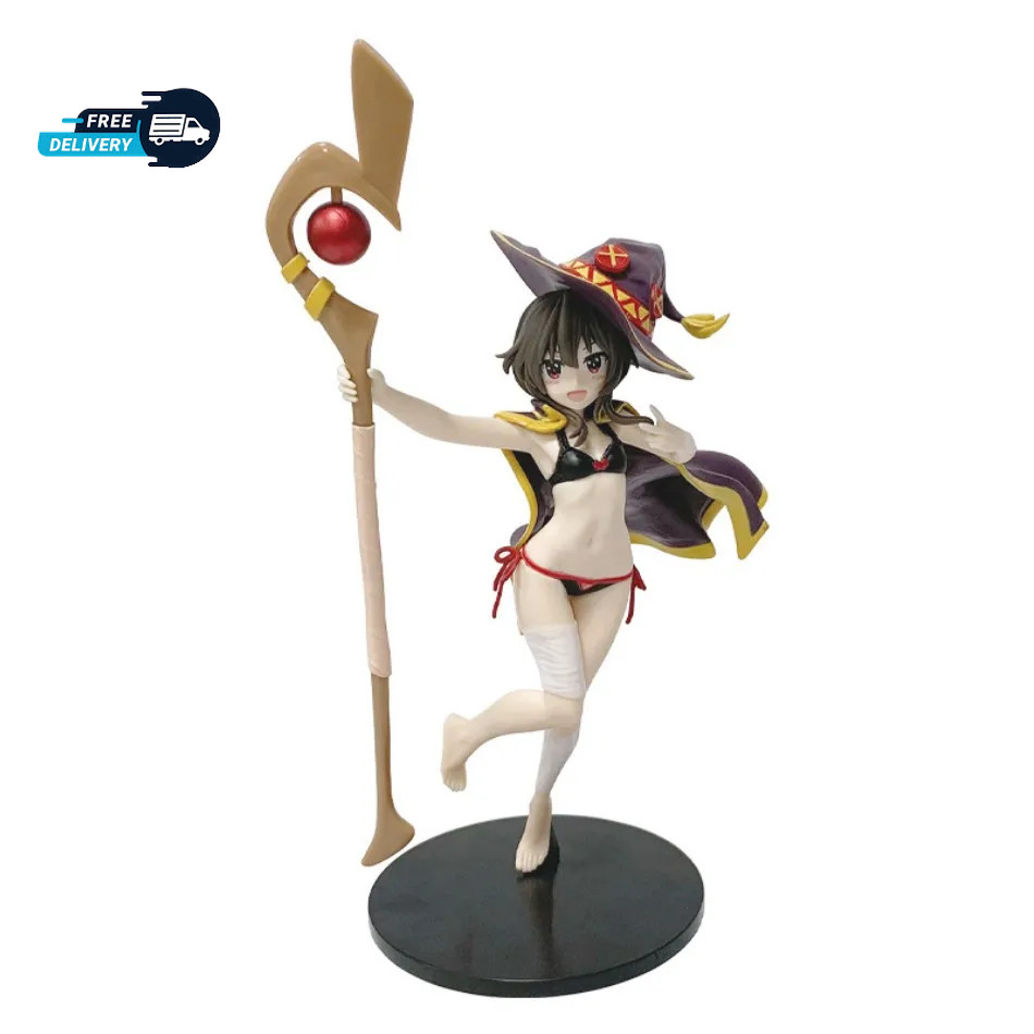HOT KonoSuba Megumin Figure Great Magician Model Toy Beautiful Anime Statue HOT KonoSuba Megumin Figure Great Magician Model Toy Beautiful Anime Statue